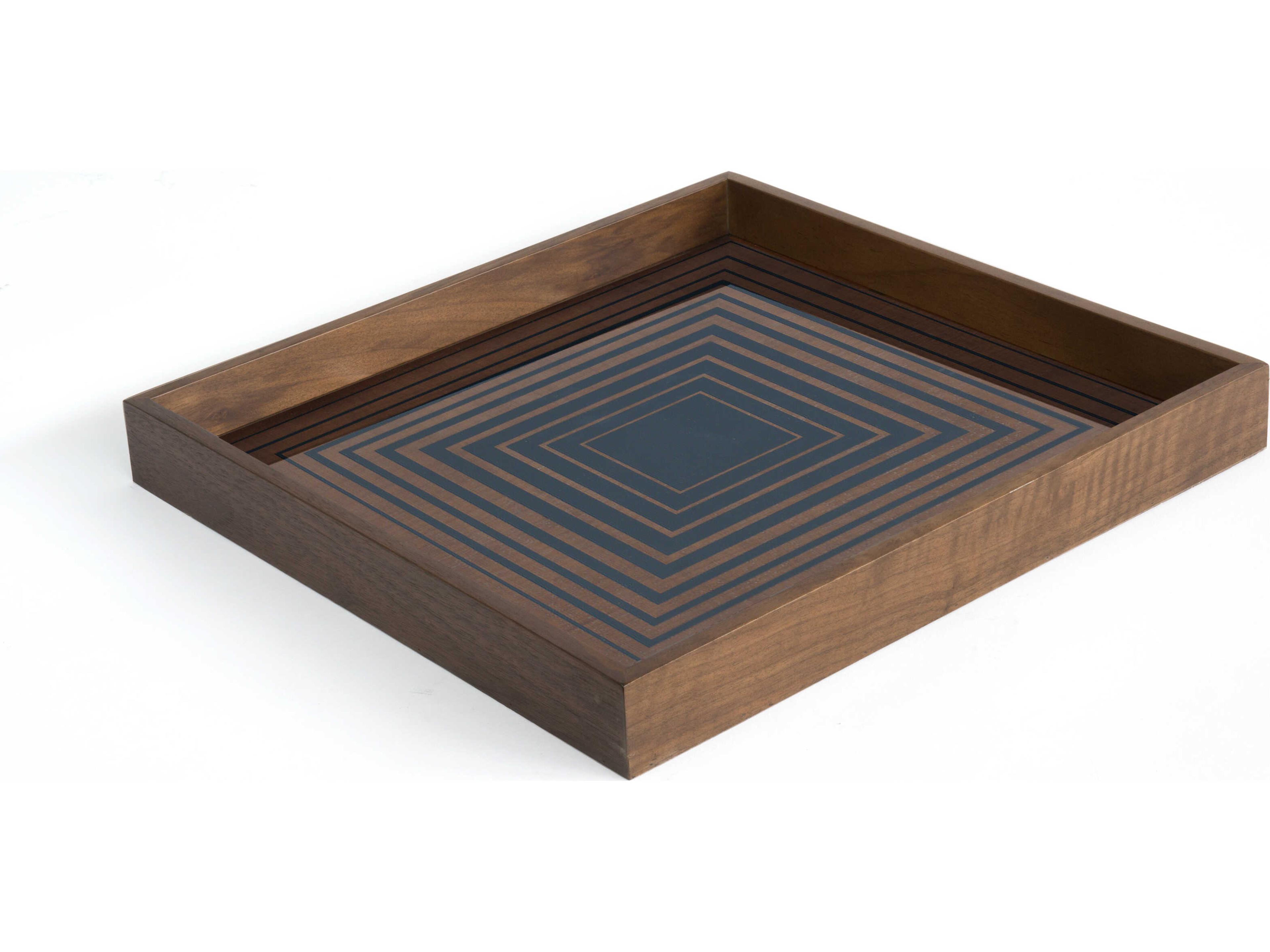 Ethnicraft Squares Small Glass Tray