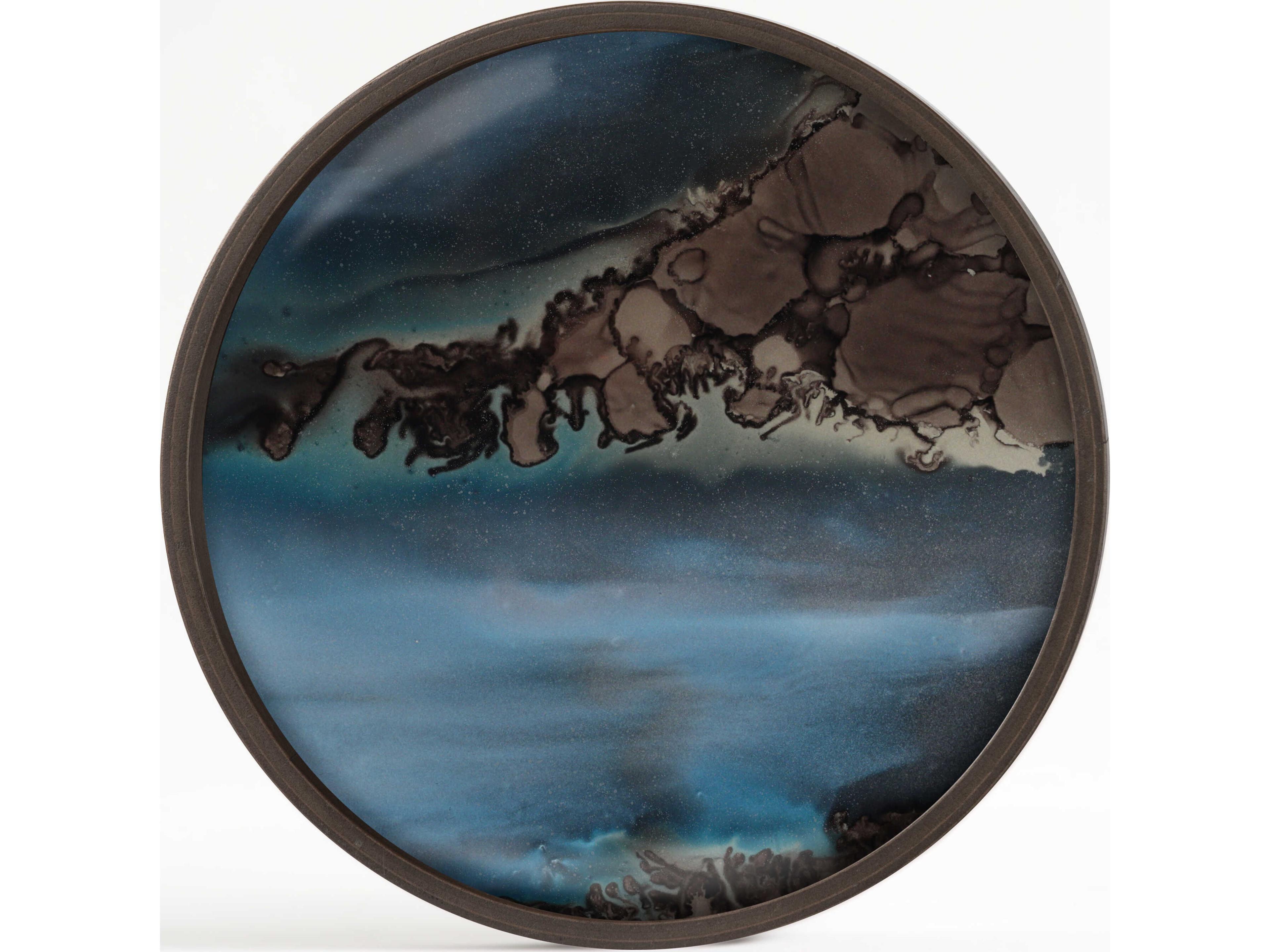 Organic Small Valet Tray Slate Glass