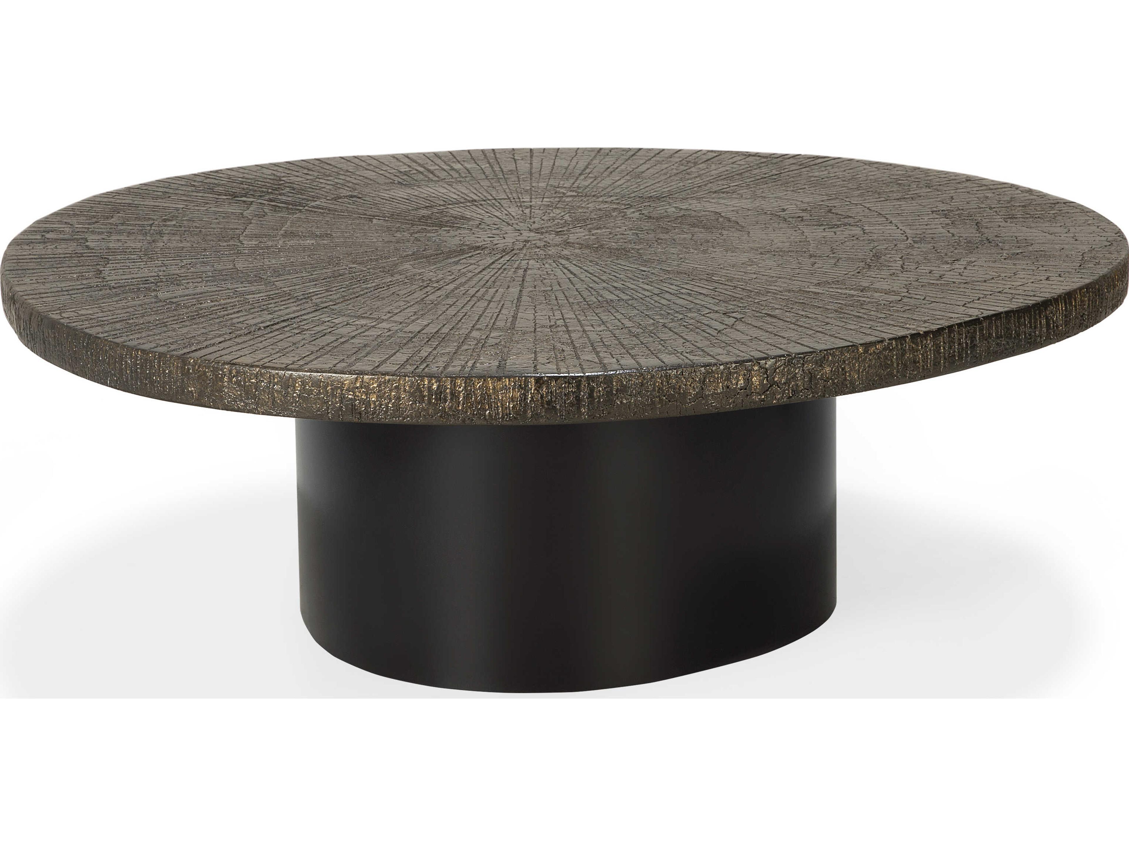 Slice Oval Coffee Table Minerals Finish