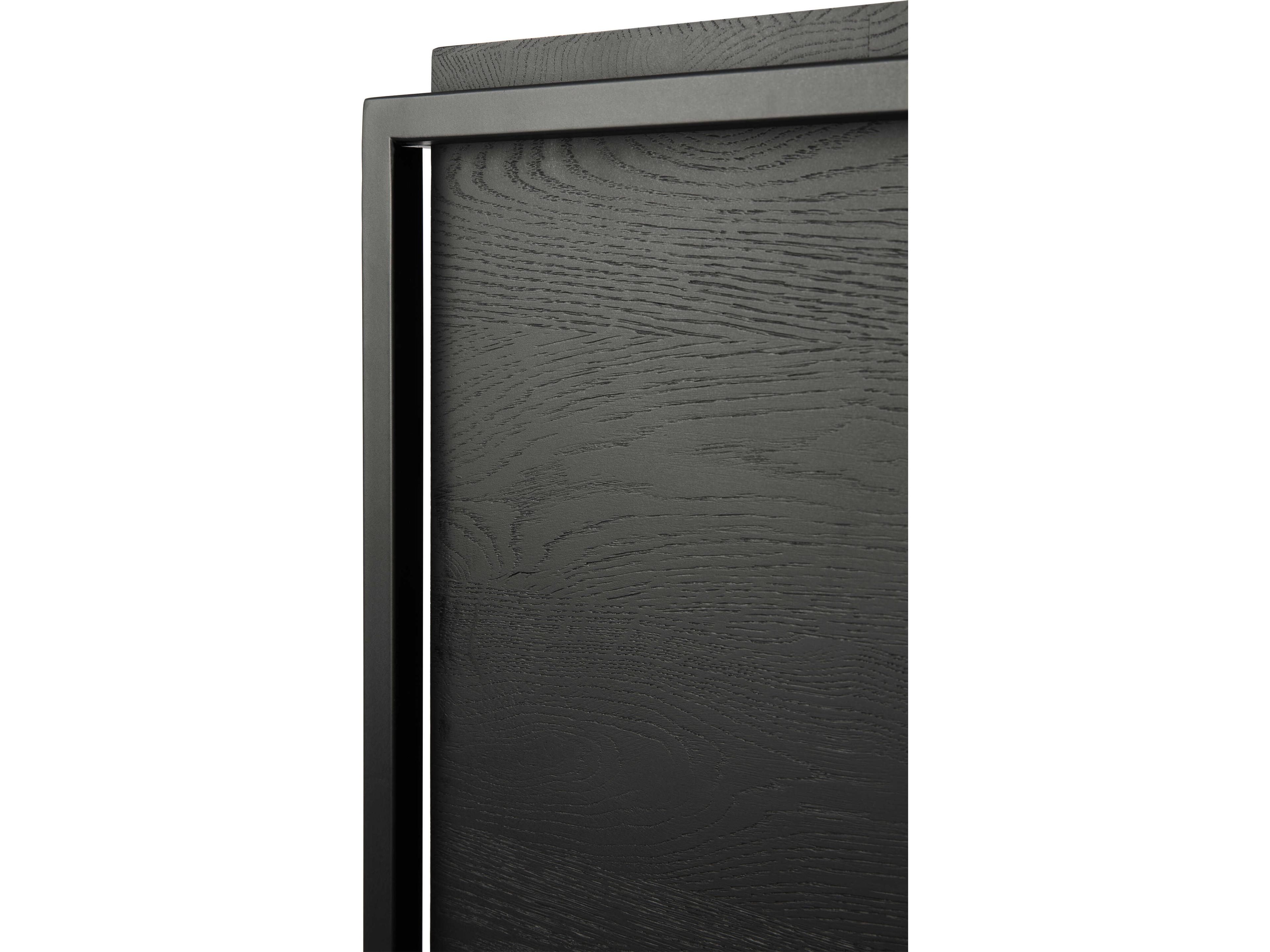 Ethnicraft Monolit Oak Black Sideboard