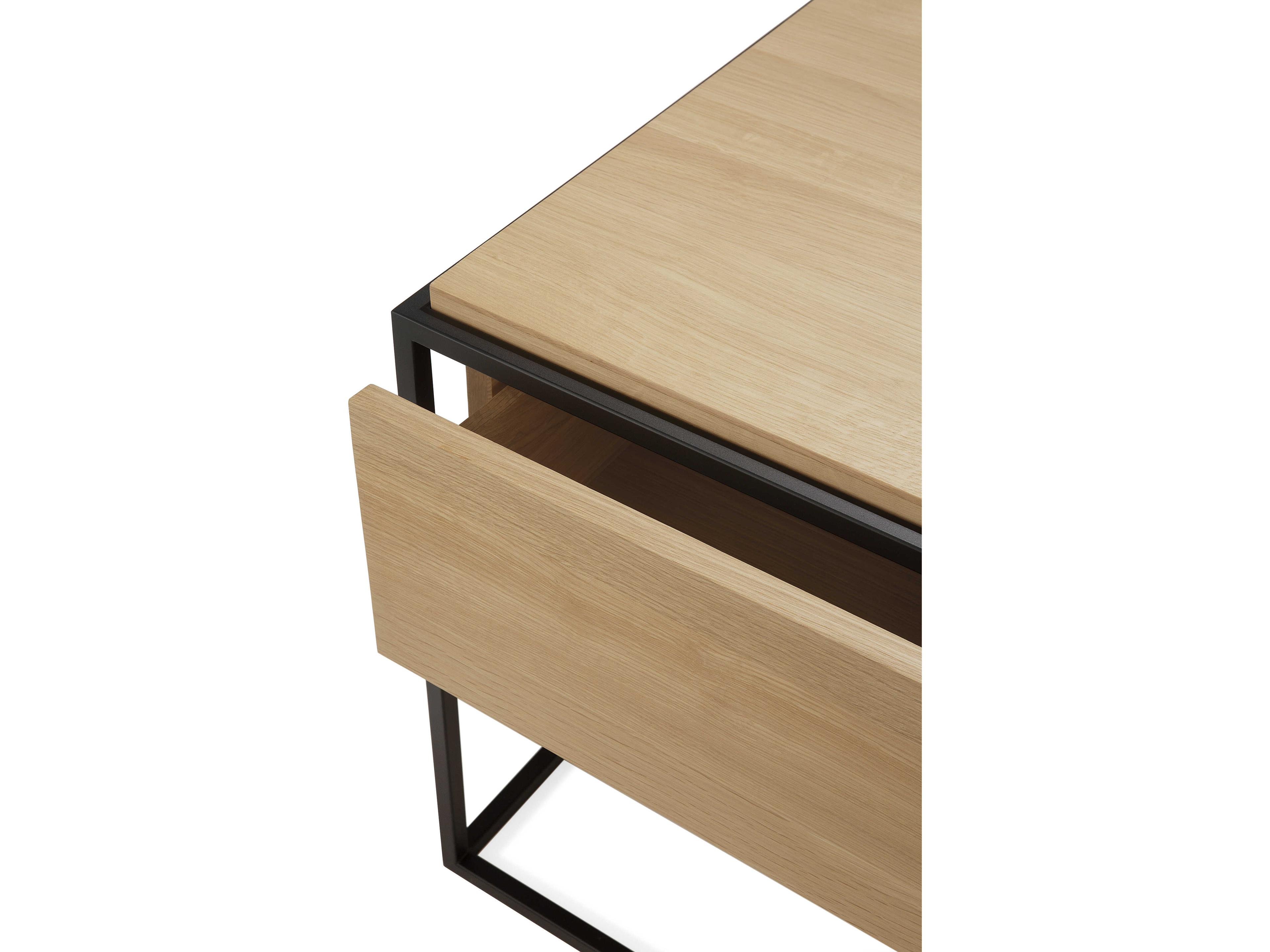 Ethnicraft Monolit Oak Bedside Table