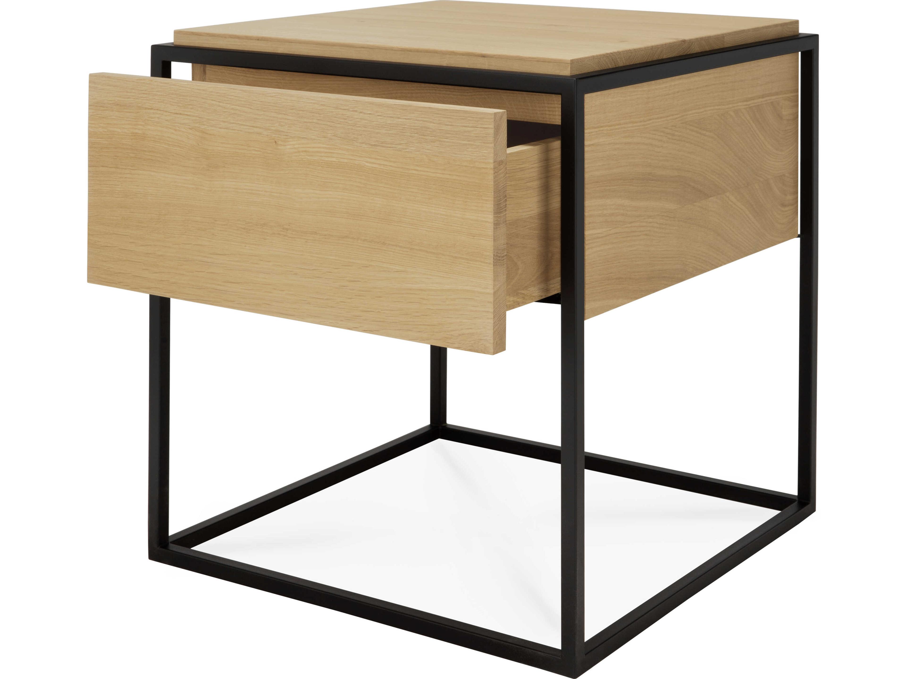 Ethnicraft Monolit Oak Bedside Table