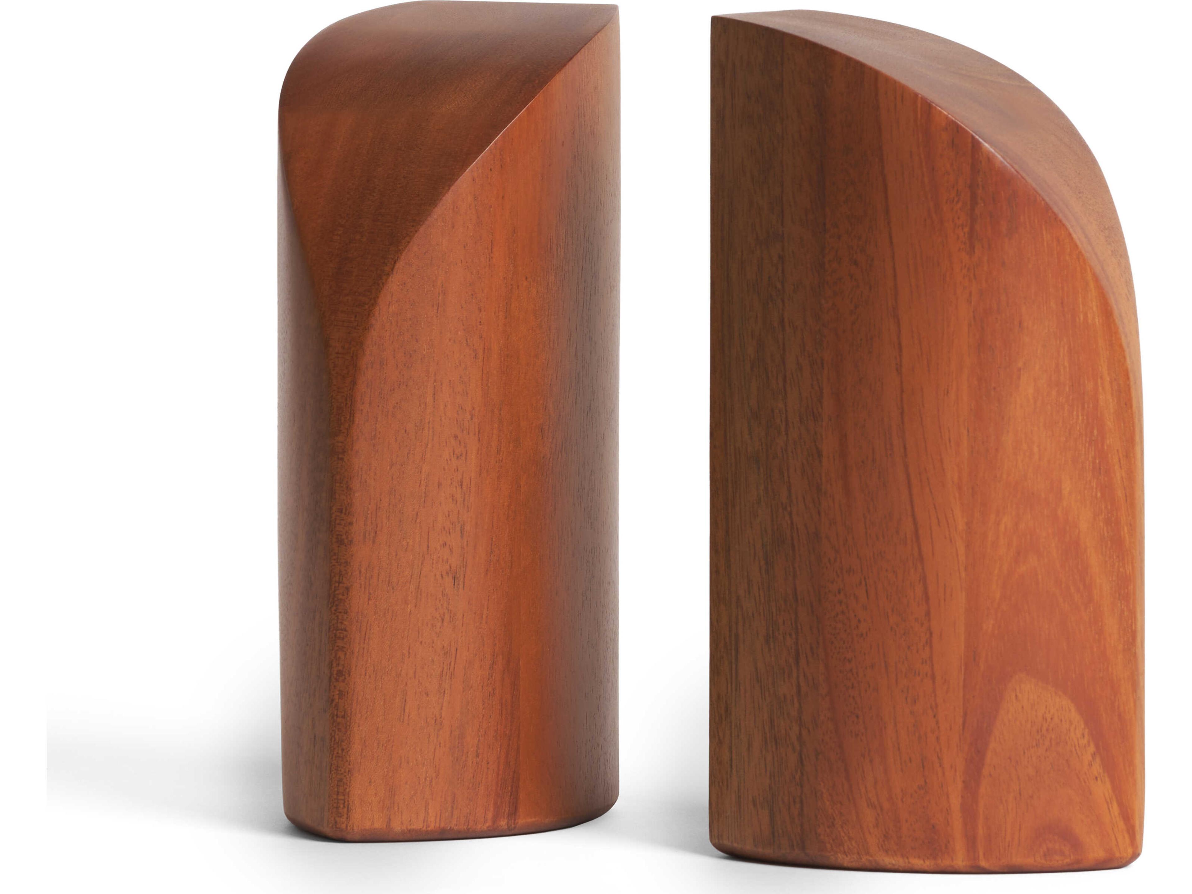 Pi Mahogany Pi Book Ends