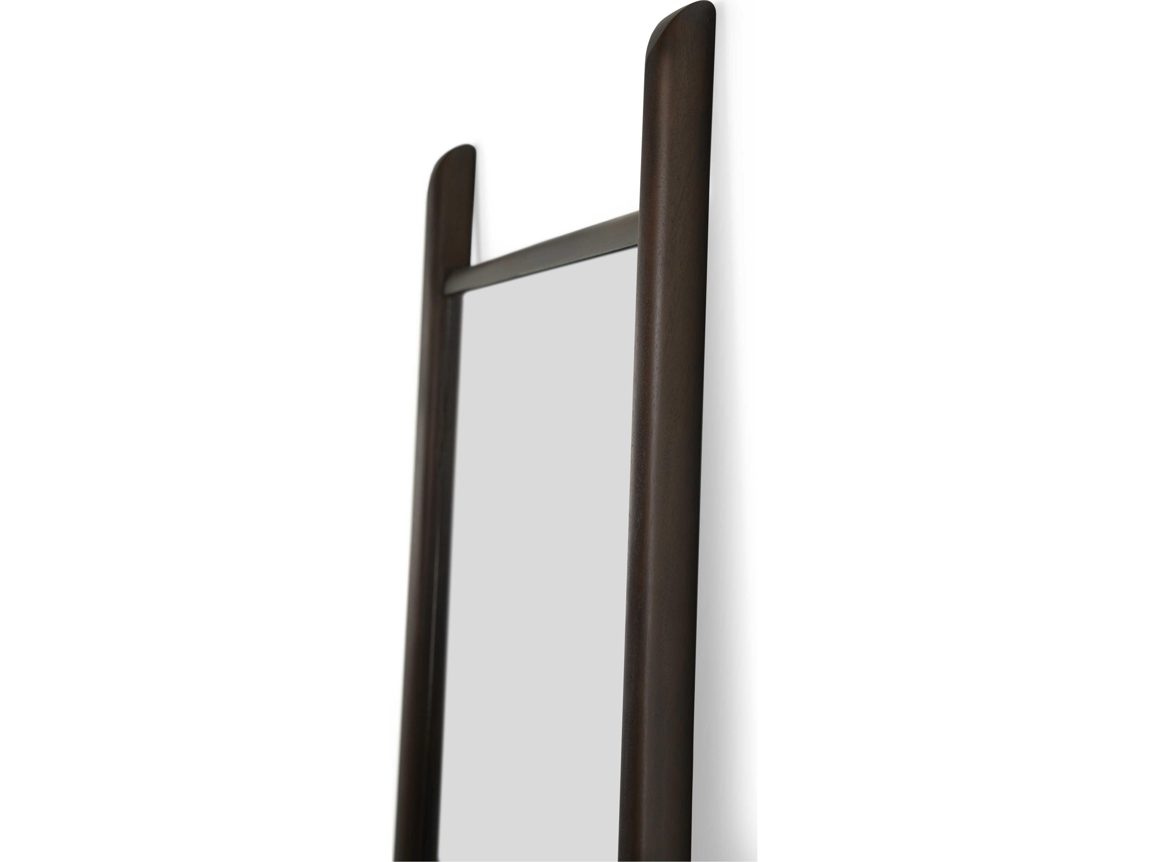 Ethnicraft Pi Mahogany Dark Brown Pi Floor Mirror