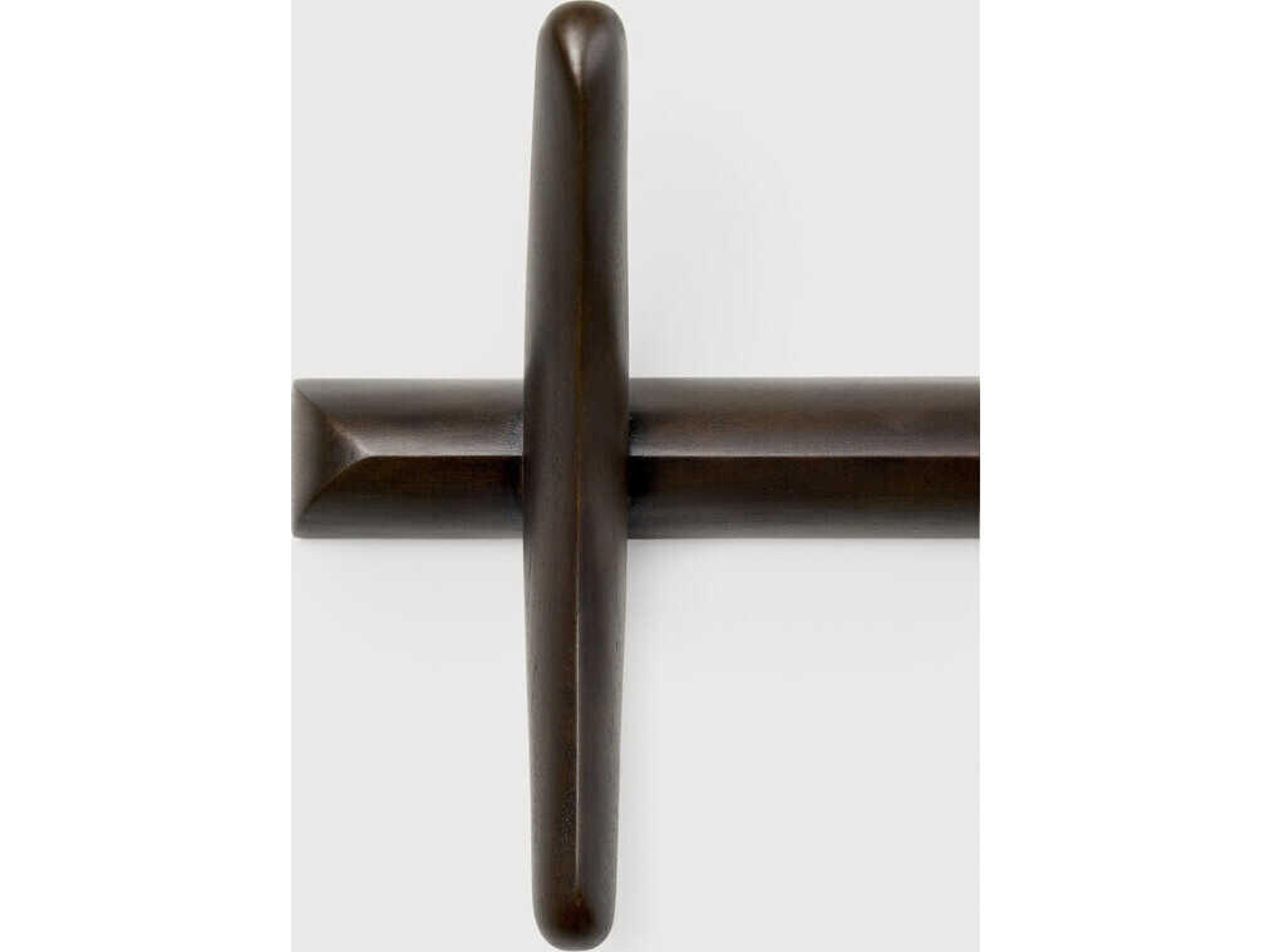Ethnicraft Pi Mahogany Dark Brown Pi Wall Coat Rack