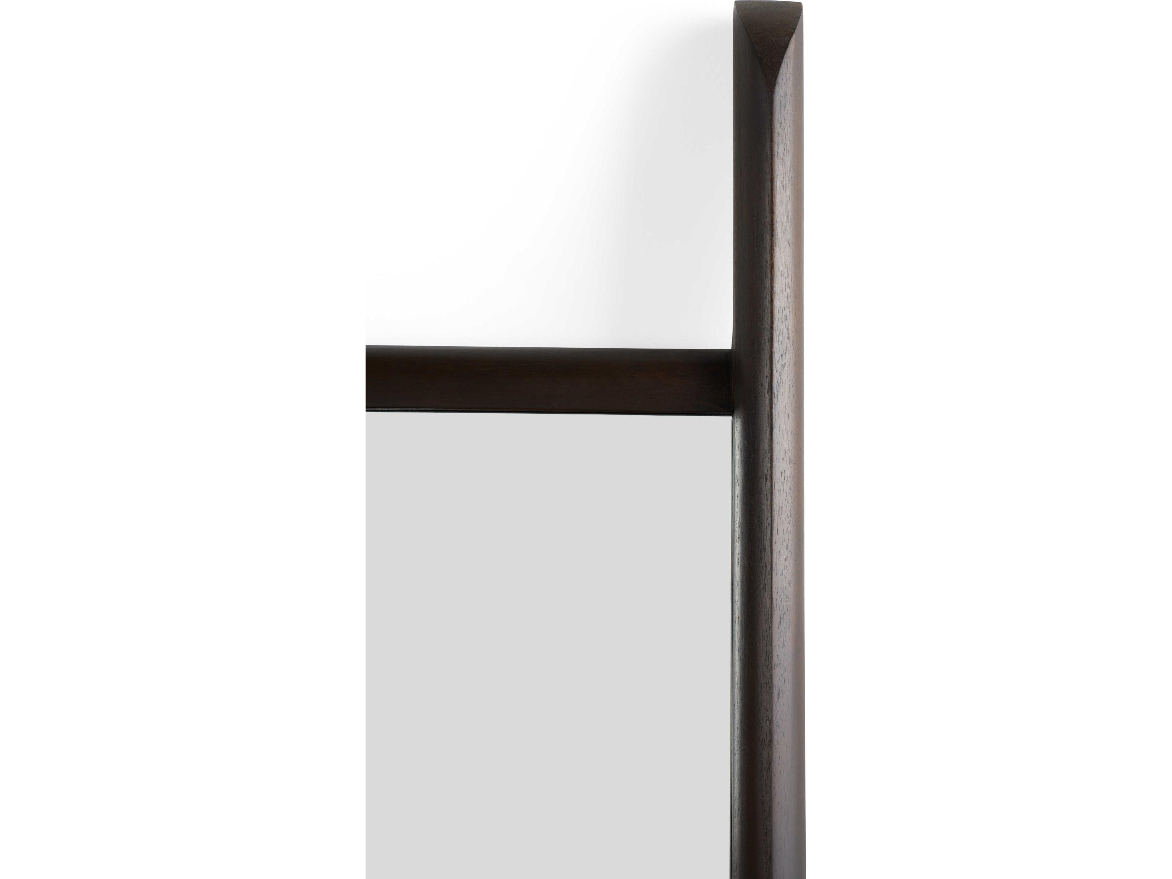 Ethnicraft Pi Mahogany Dark Brown Pi Floor Mirror