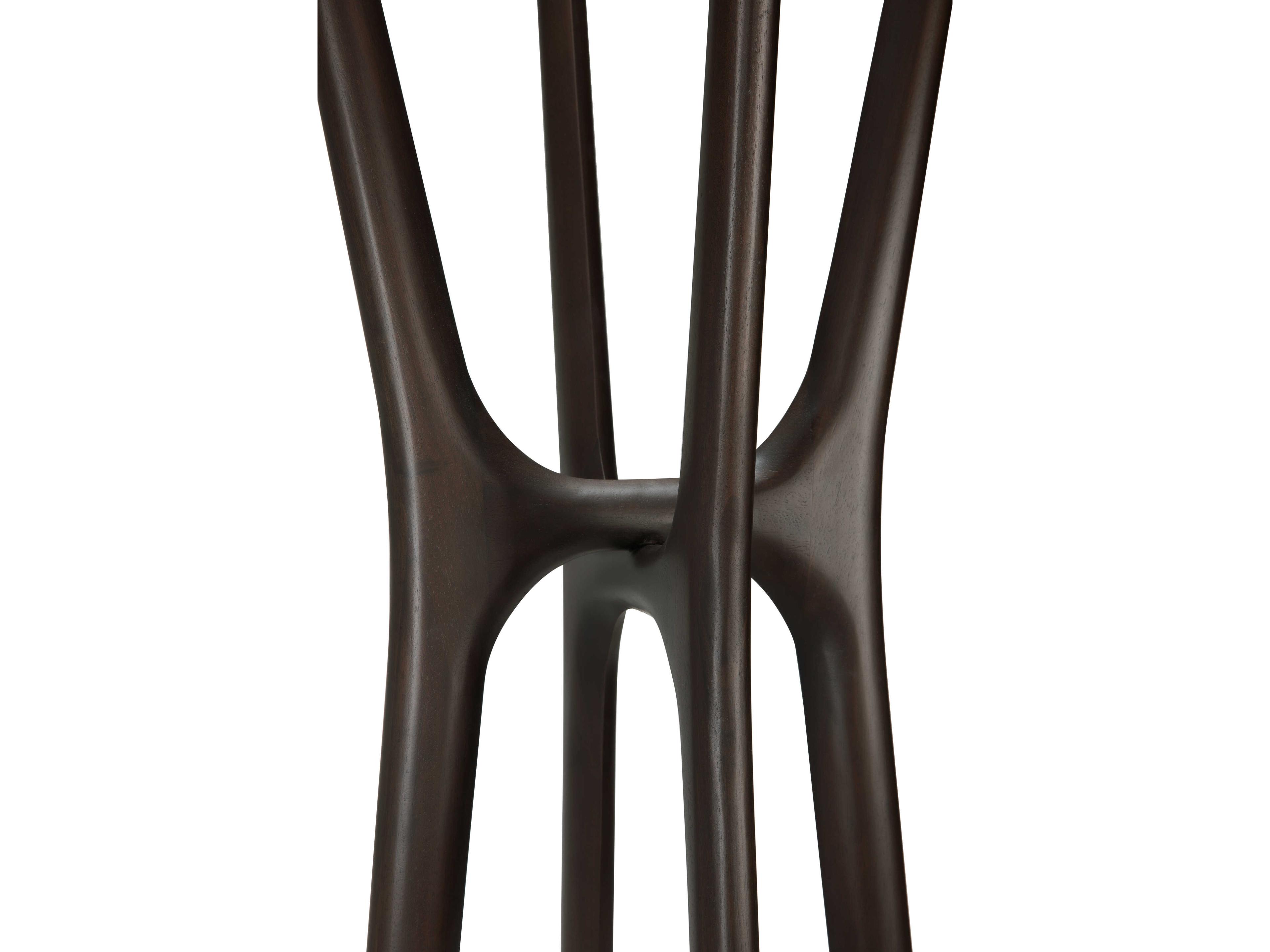 Ethnicraft Pi Mahogany Dark Brown Pi Coat Stand