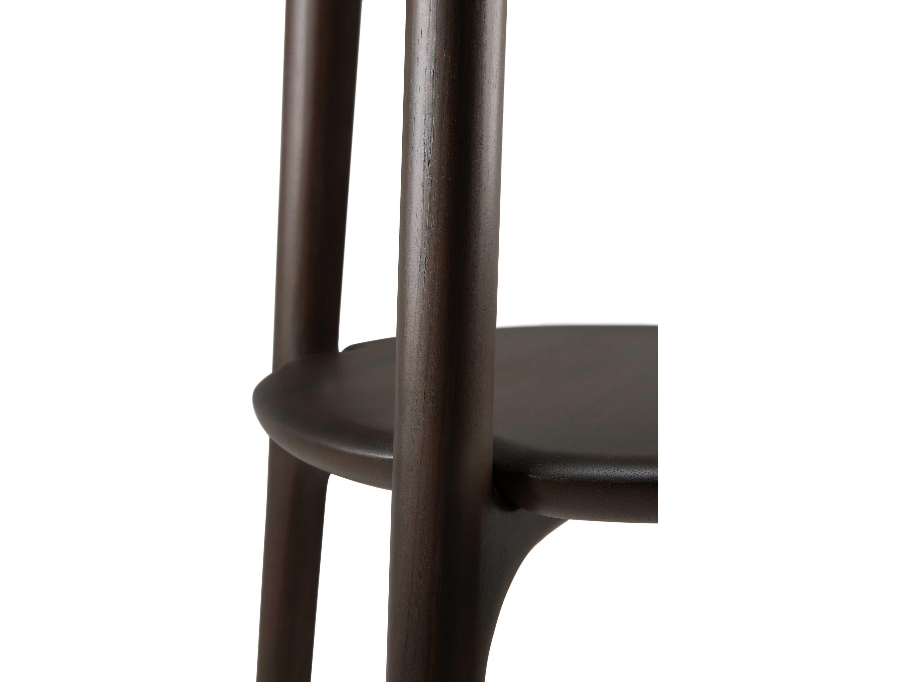 Ethnicraft Pi Mahogany Dark Brown Pi Coat Stand