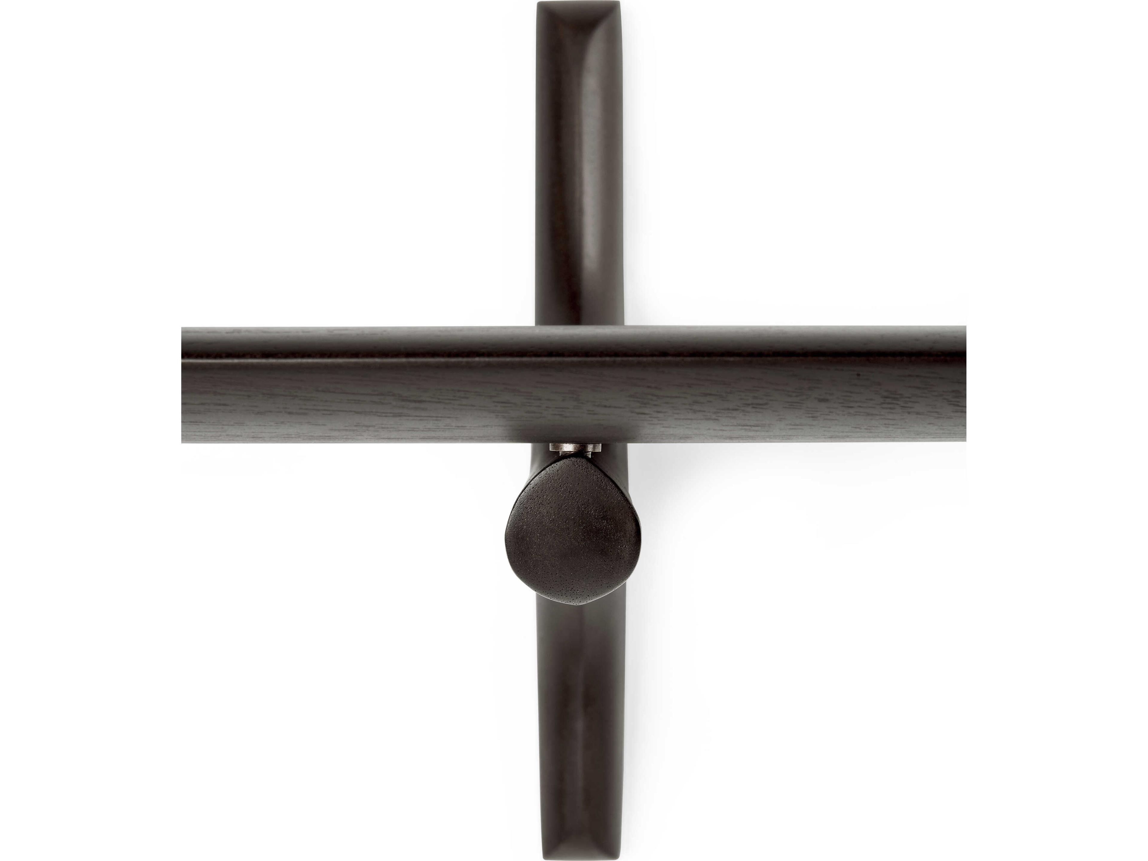 Ethnicraft Pi Mahogany Dark Brown Pi Wall Shelf