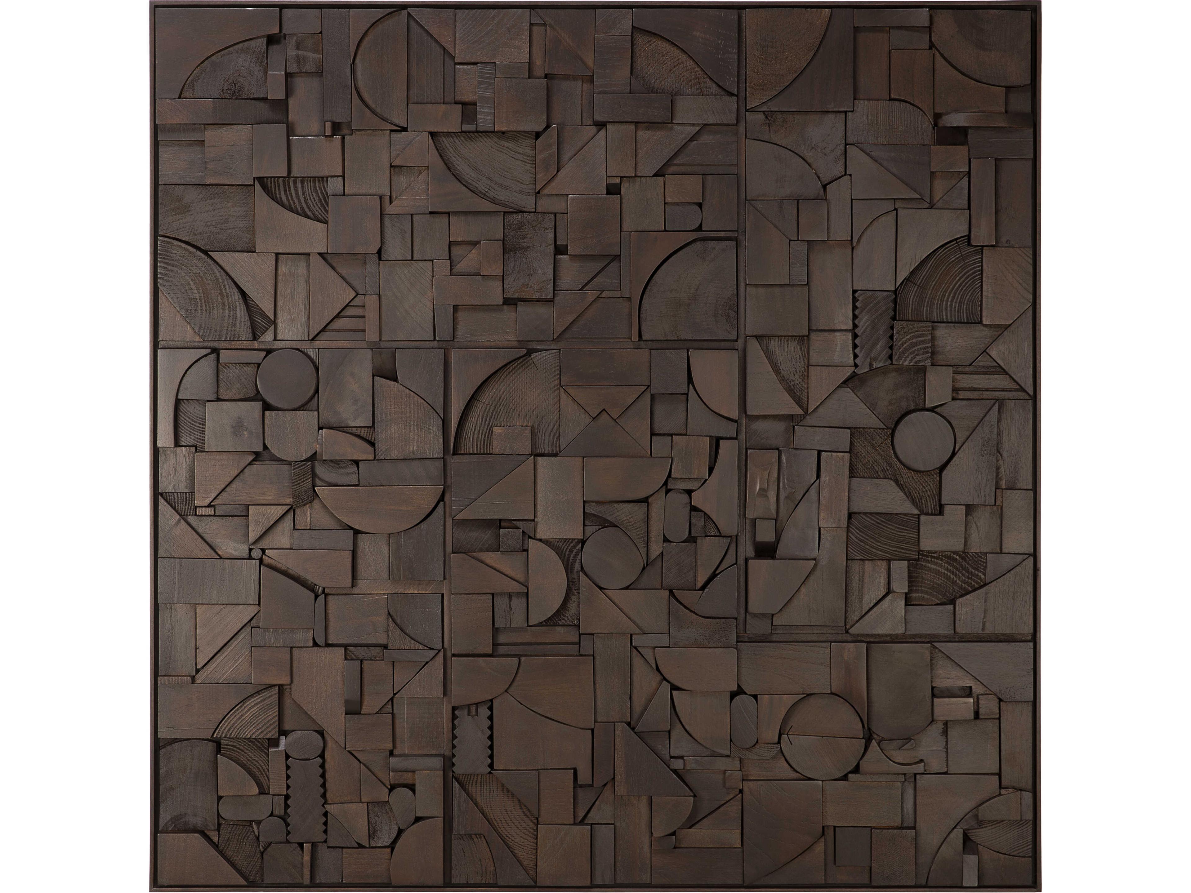 Bricks Square Wall Art