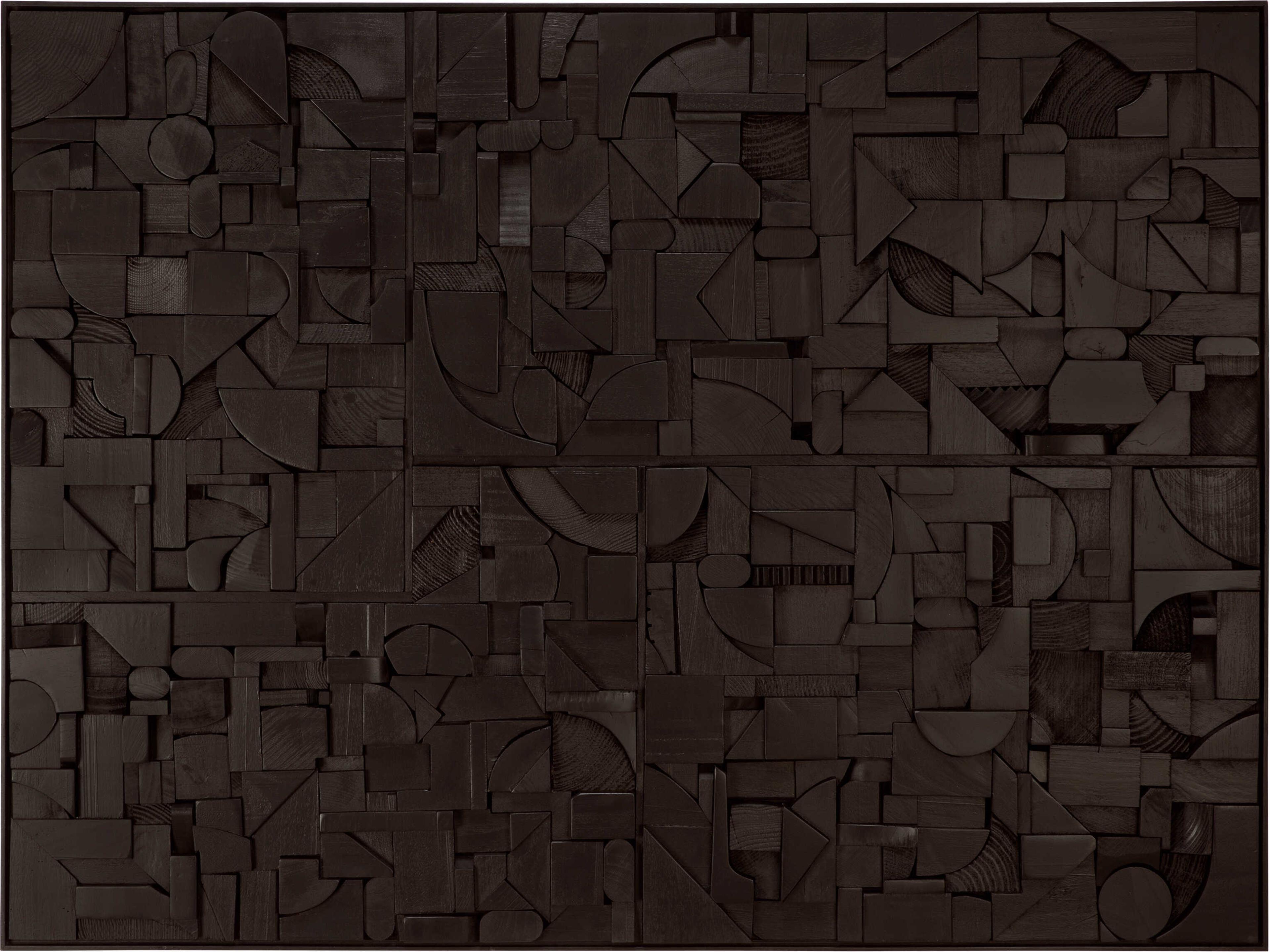 Ethnicraft Bricks Black Wall Art