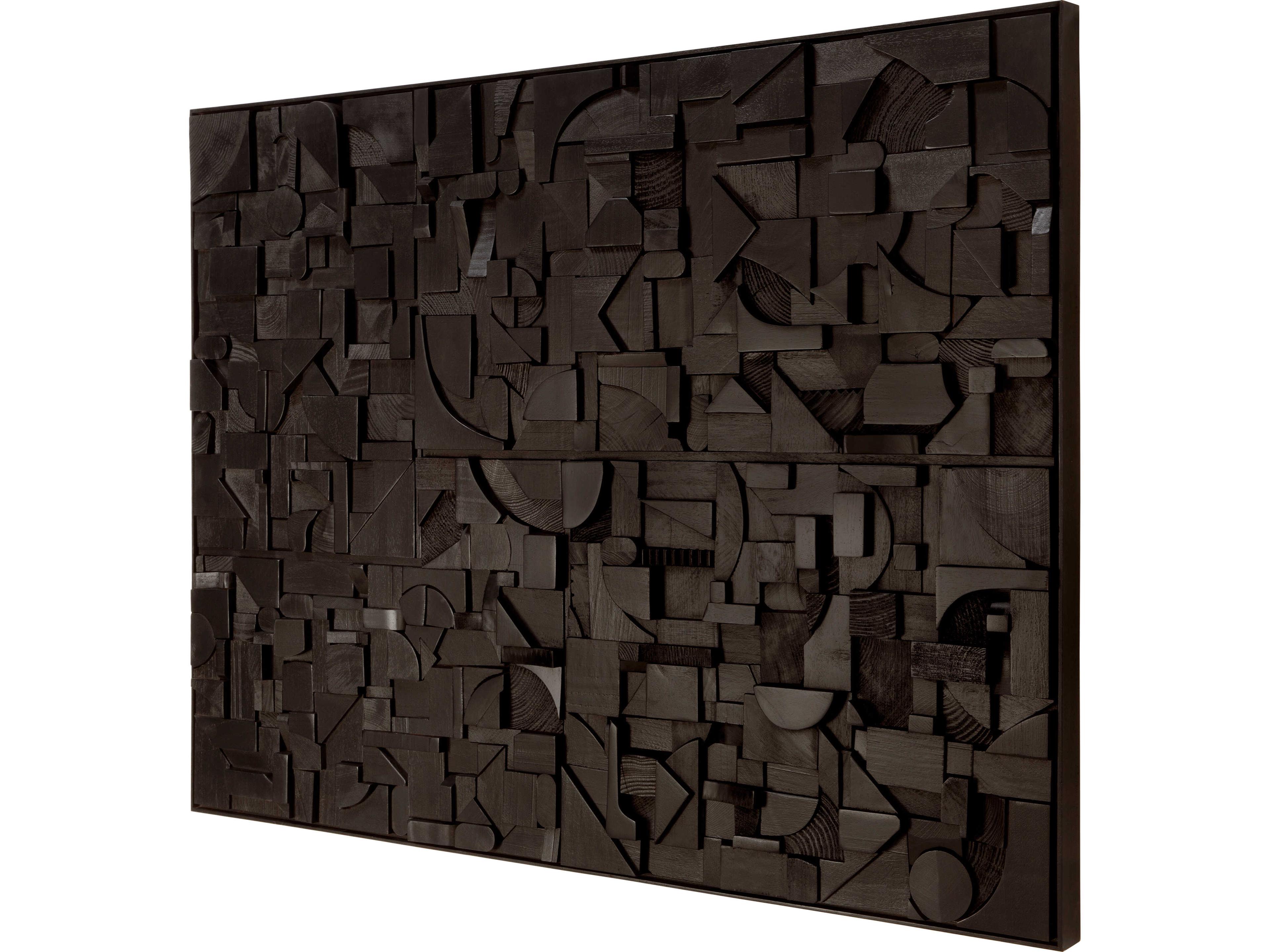 Ethnicraft Bricks Black Wall Art