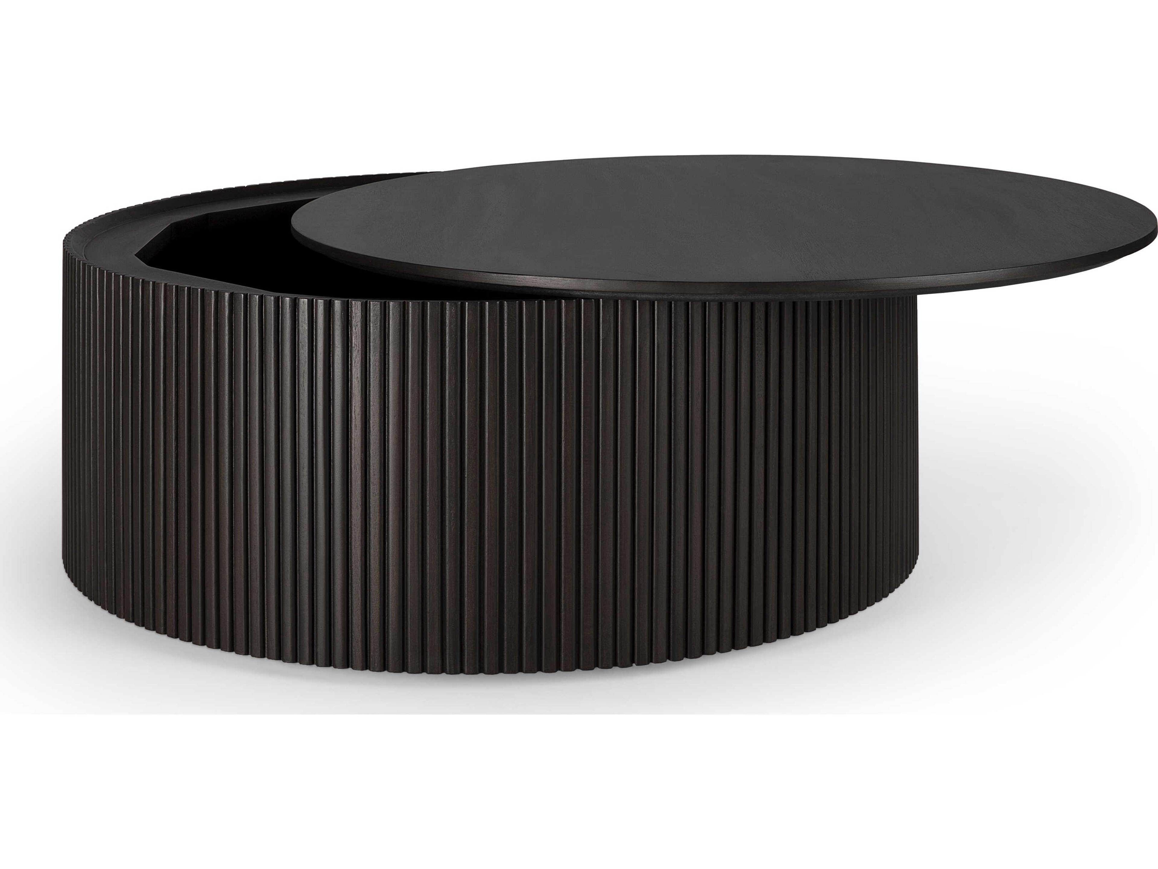 Ethnicraft Roller Max Mahogany Dark Brown Coffee Table