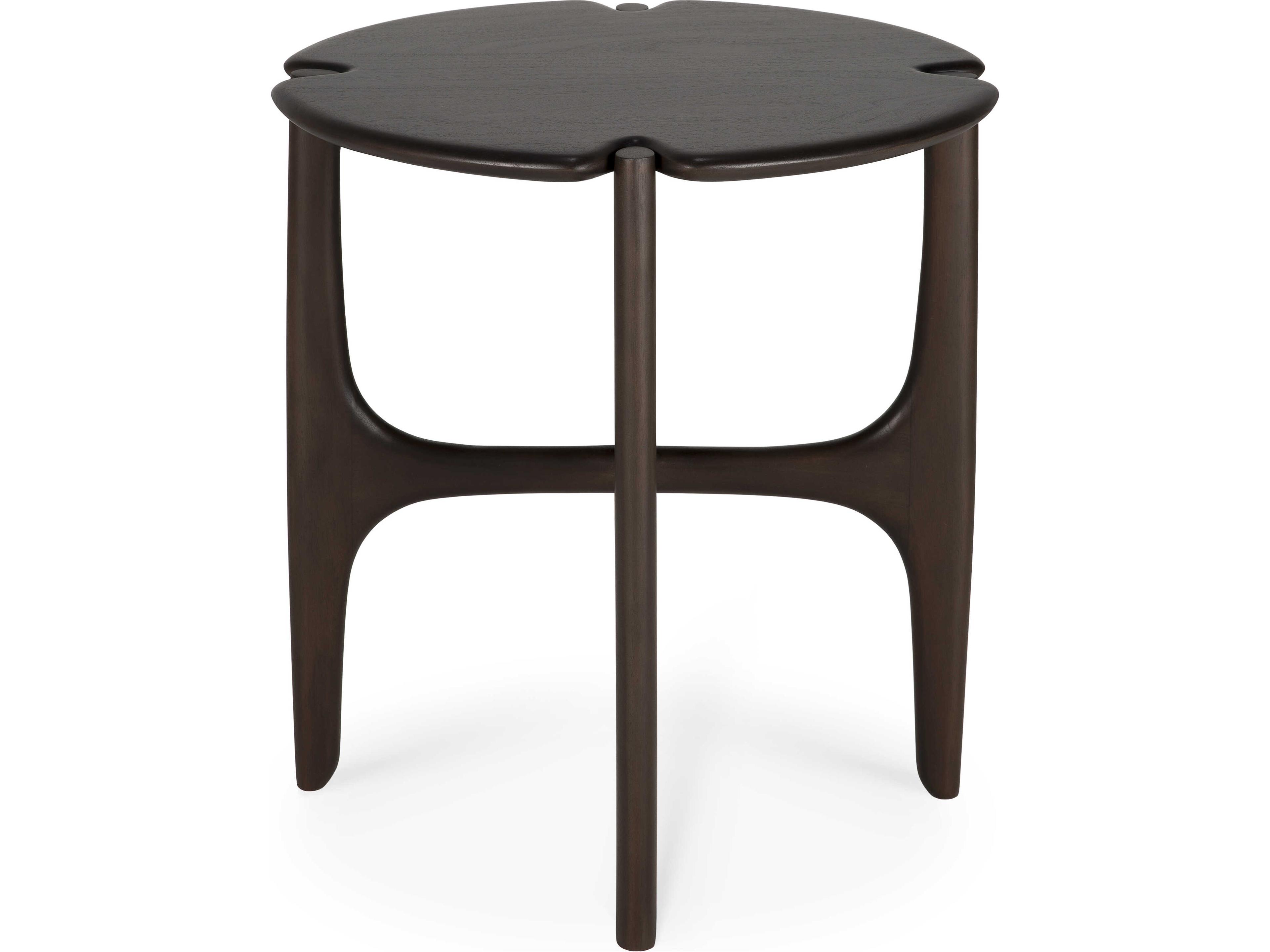 Ethnicraft Pi Mahogany Dark Brown Pi Side Table