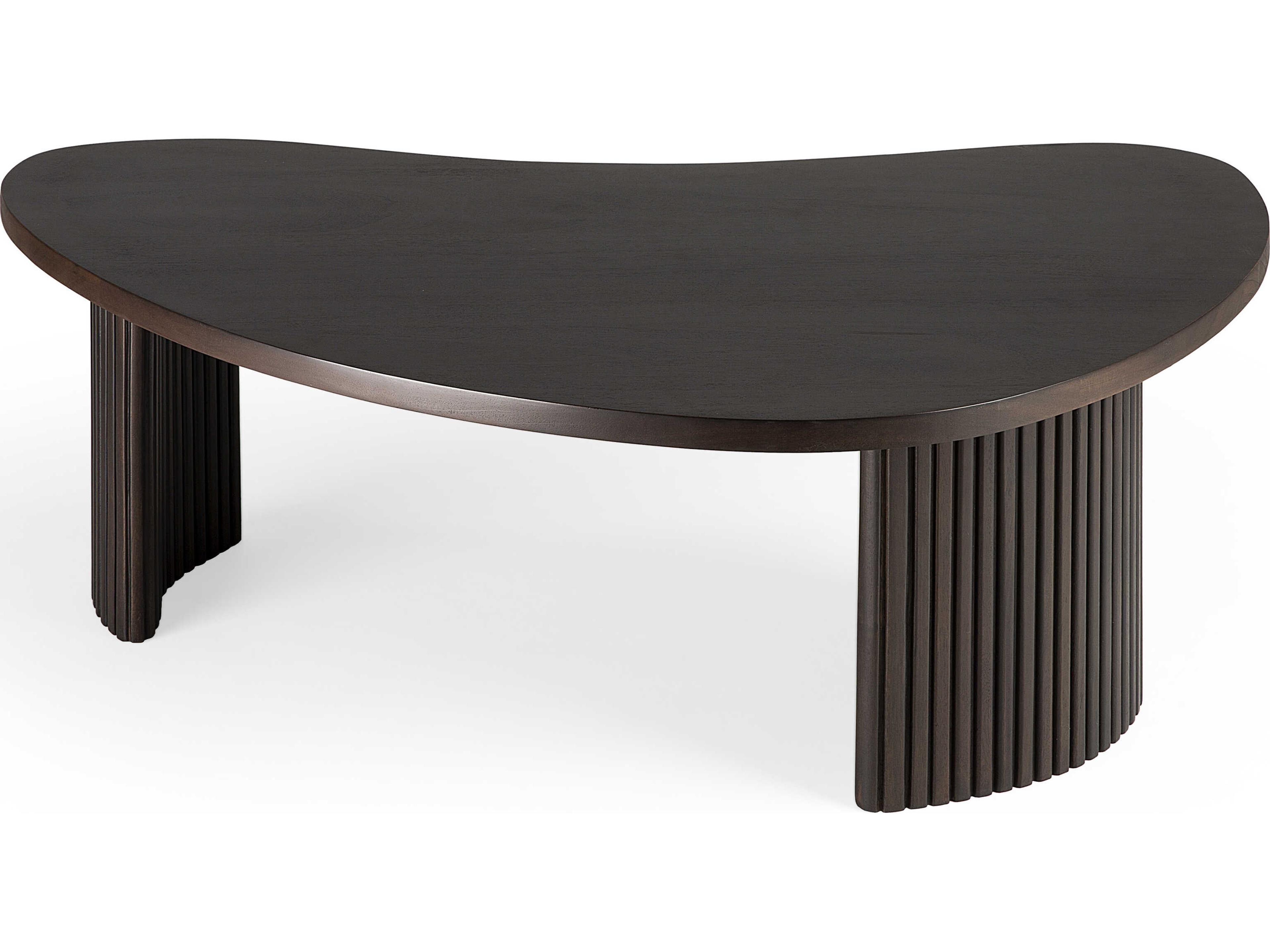 Ethnicraft Boomerang Mahogany Dark Brown Coffee Table