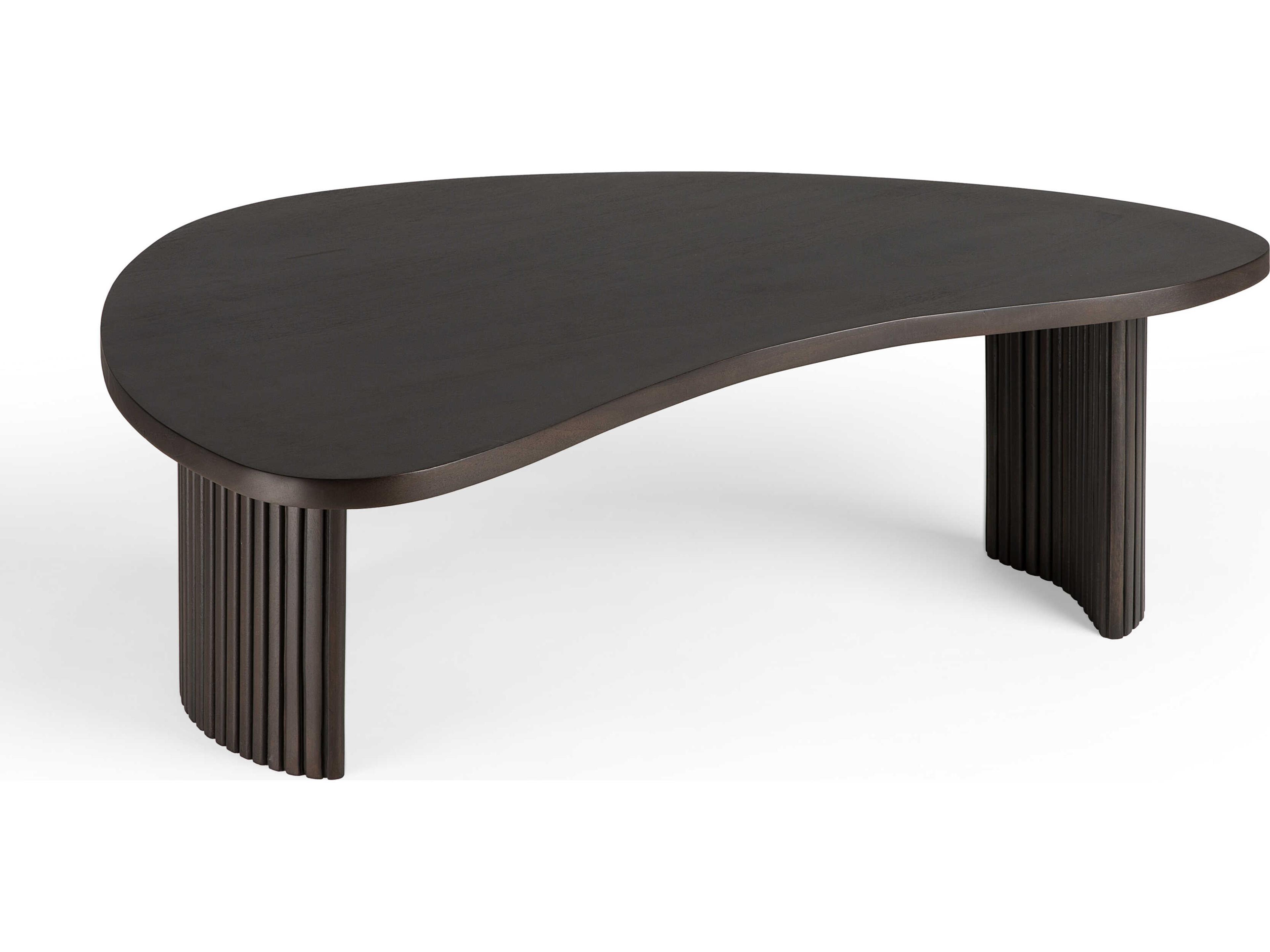 Ethnicraft Boomerang Mahogany Dark Brown Coffee Table