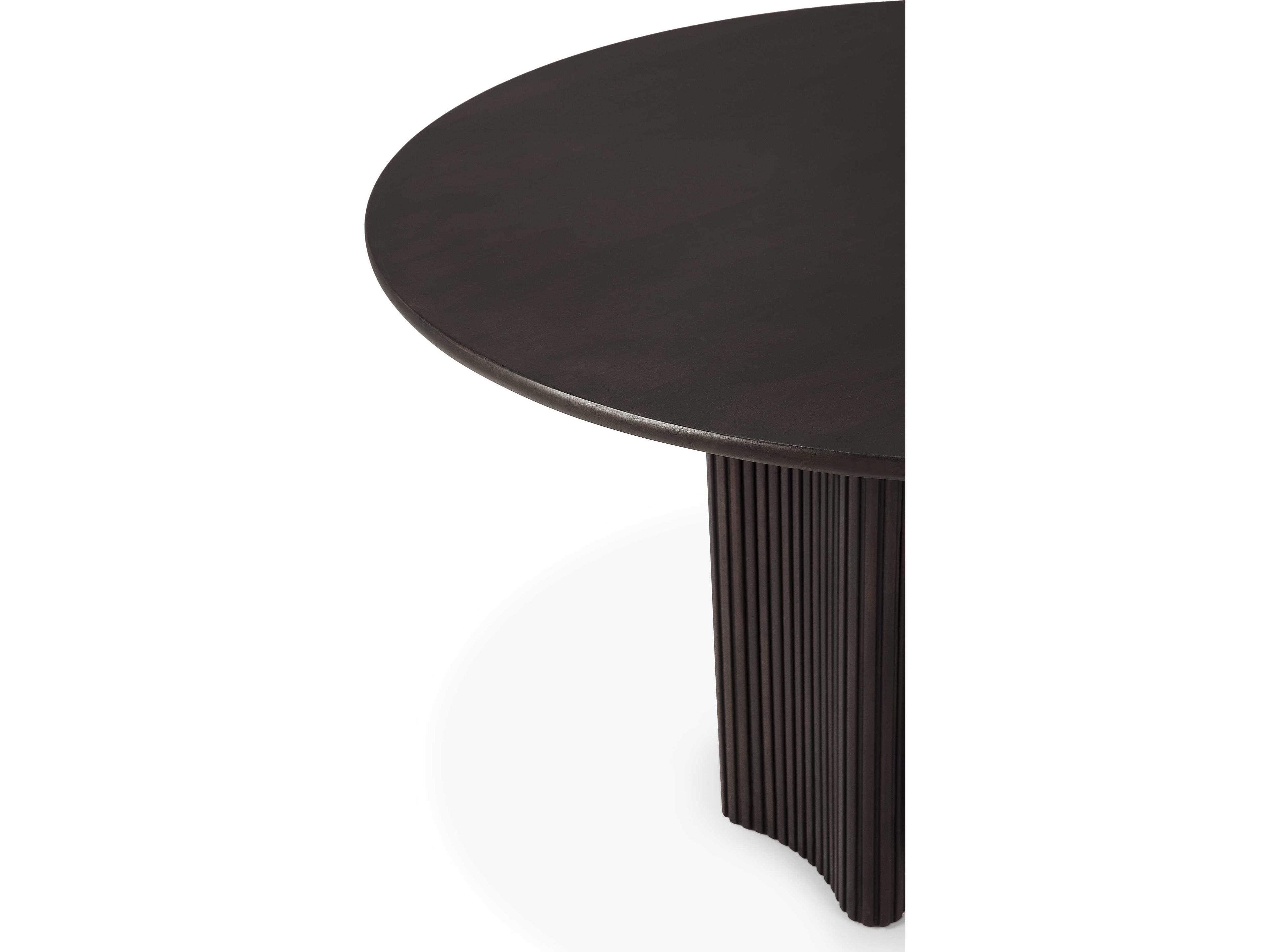 Ethnicraft Roller Max Mahogany Dark Brown Dining Table