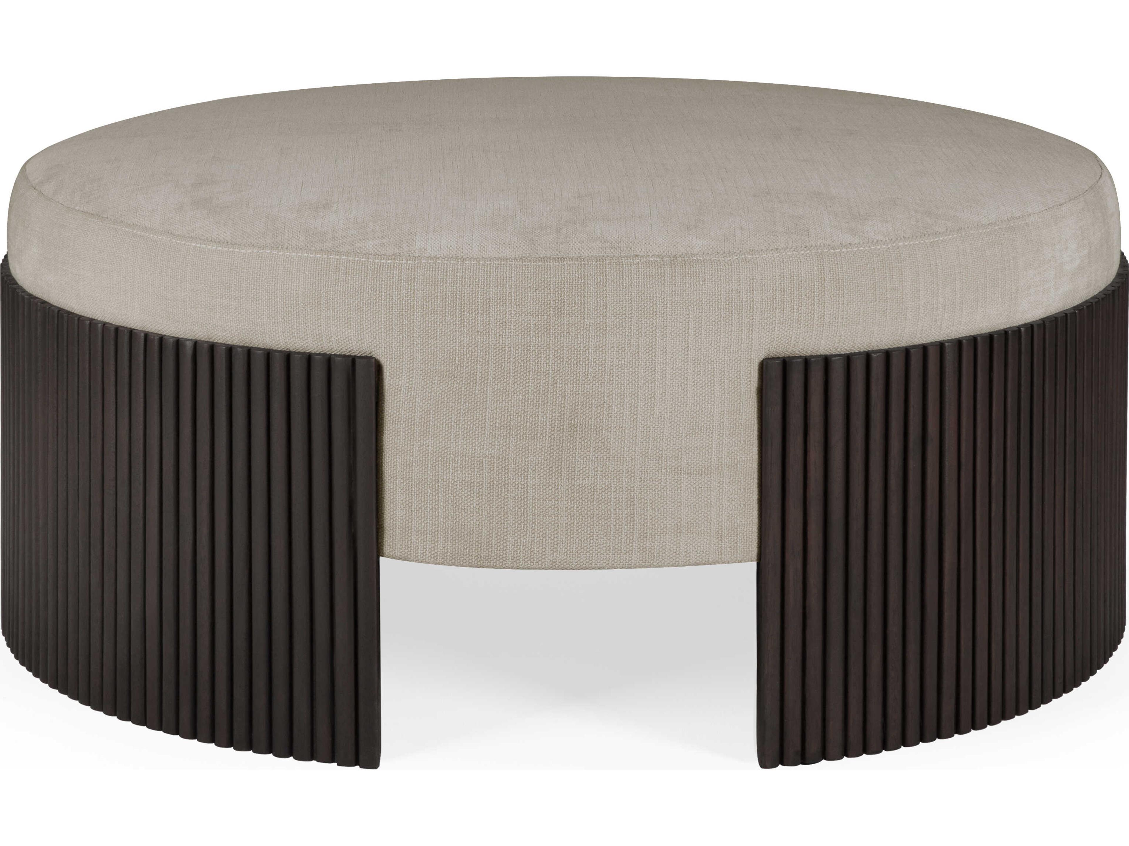 Roller Max Mahogany Dark Brown Pouf