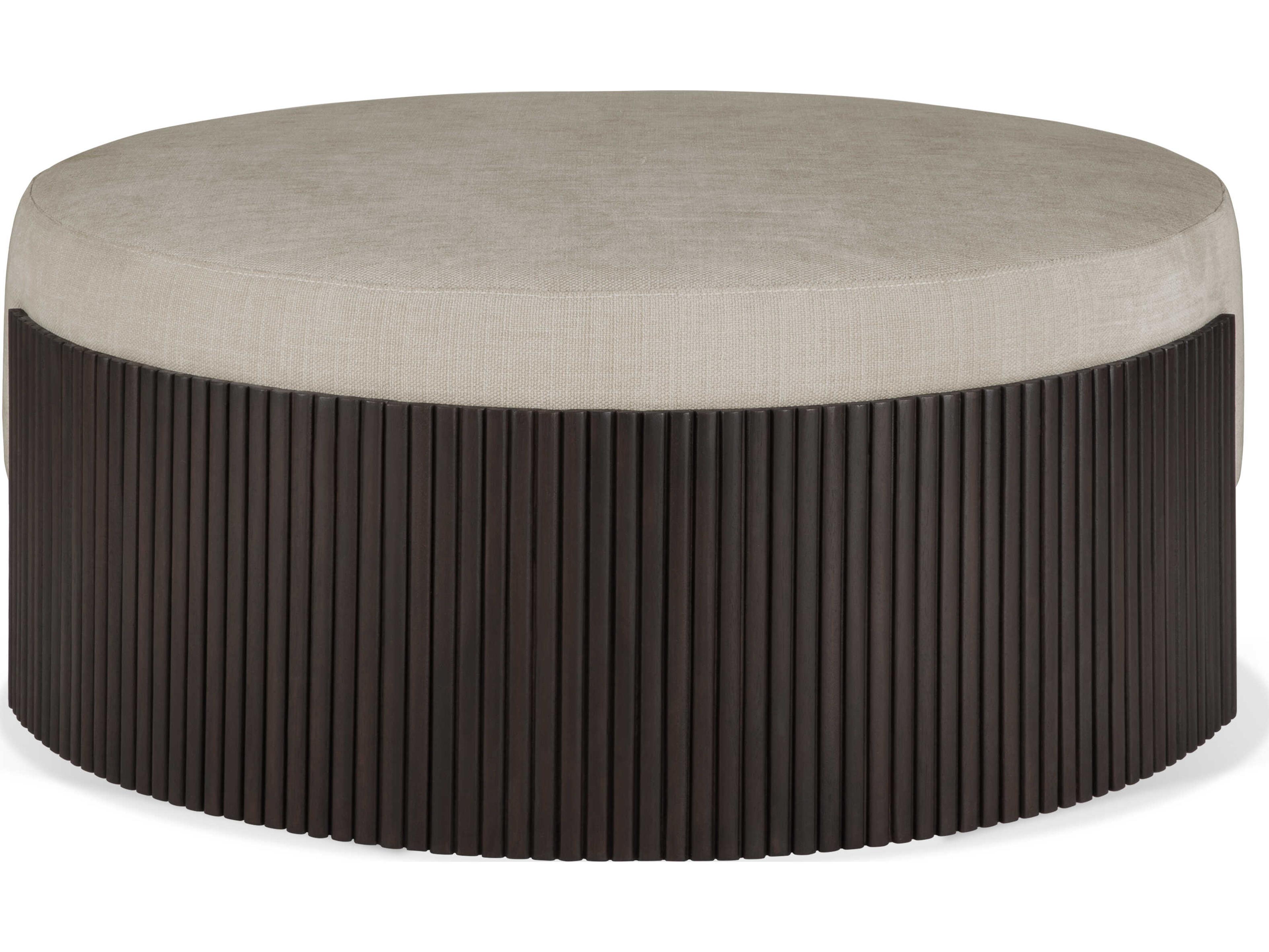 Ethnicraft Roller Max Mahogany Dark Brown Pouf