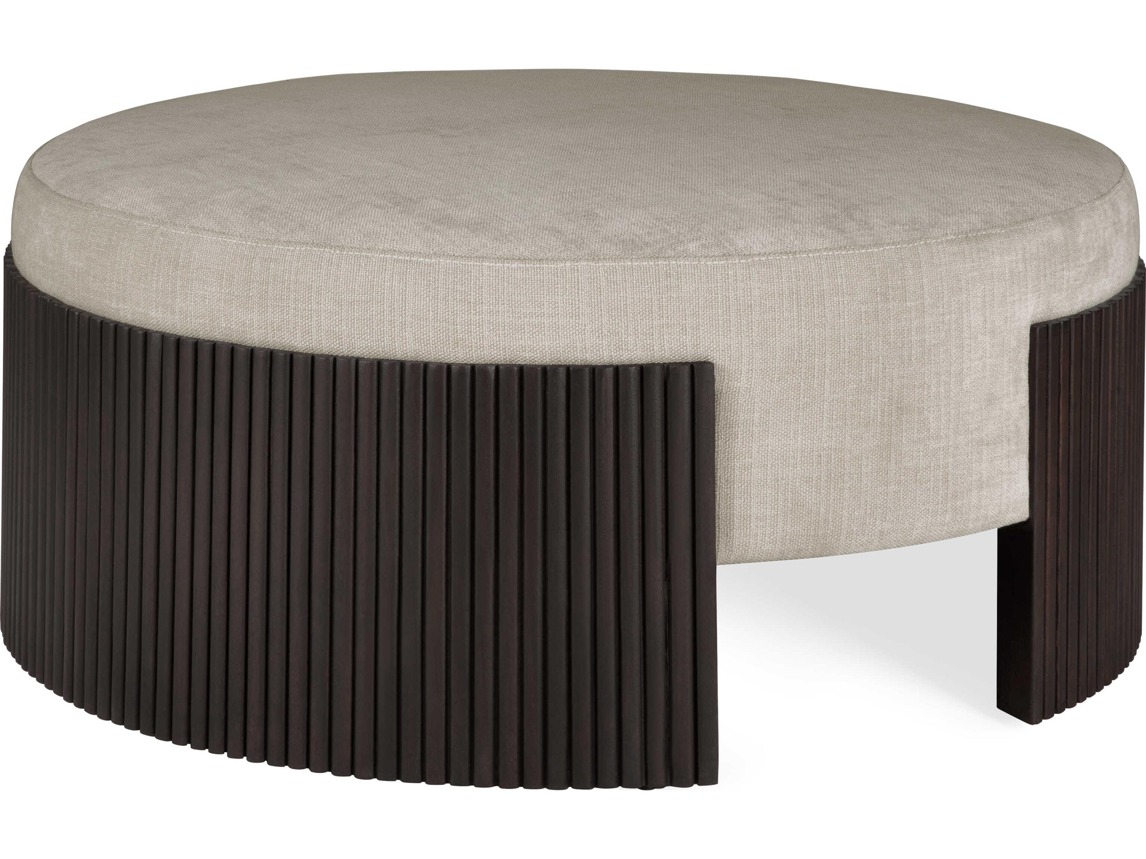 Ethnicraft Roller Max Mahogany Dark Brown Pouf