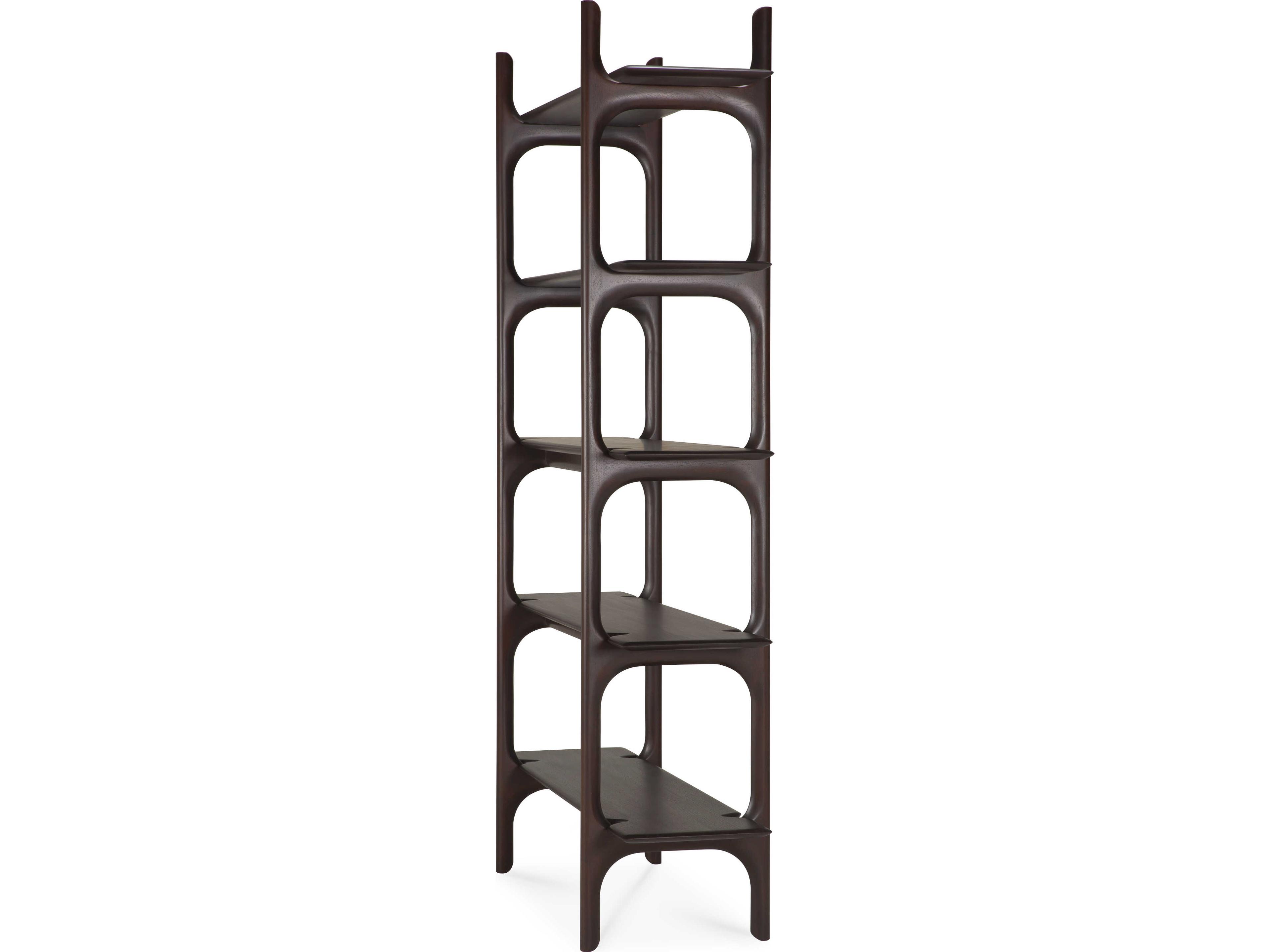 Ethnicraft Pi Mahogany Dark Brown Pi Rack