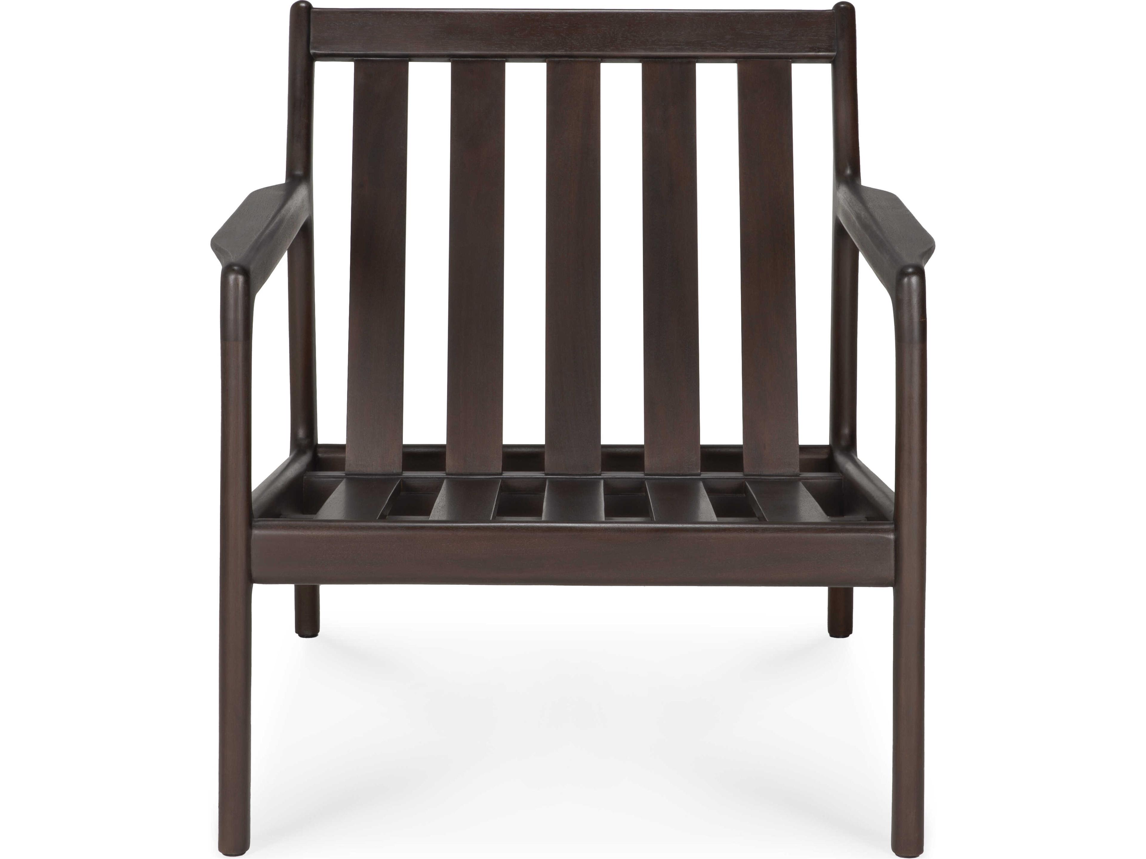 Ethnicraft Jack  Brown Accent Chair