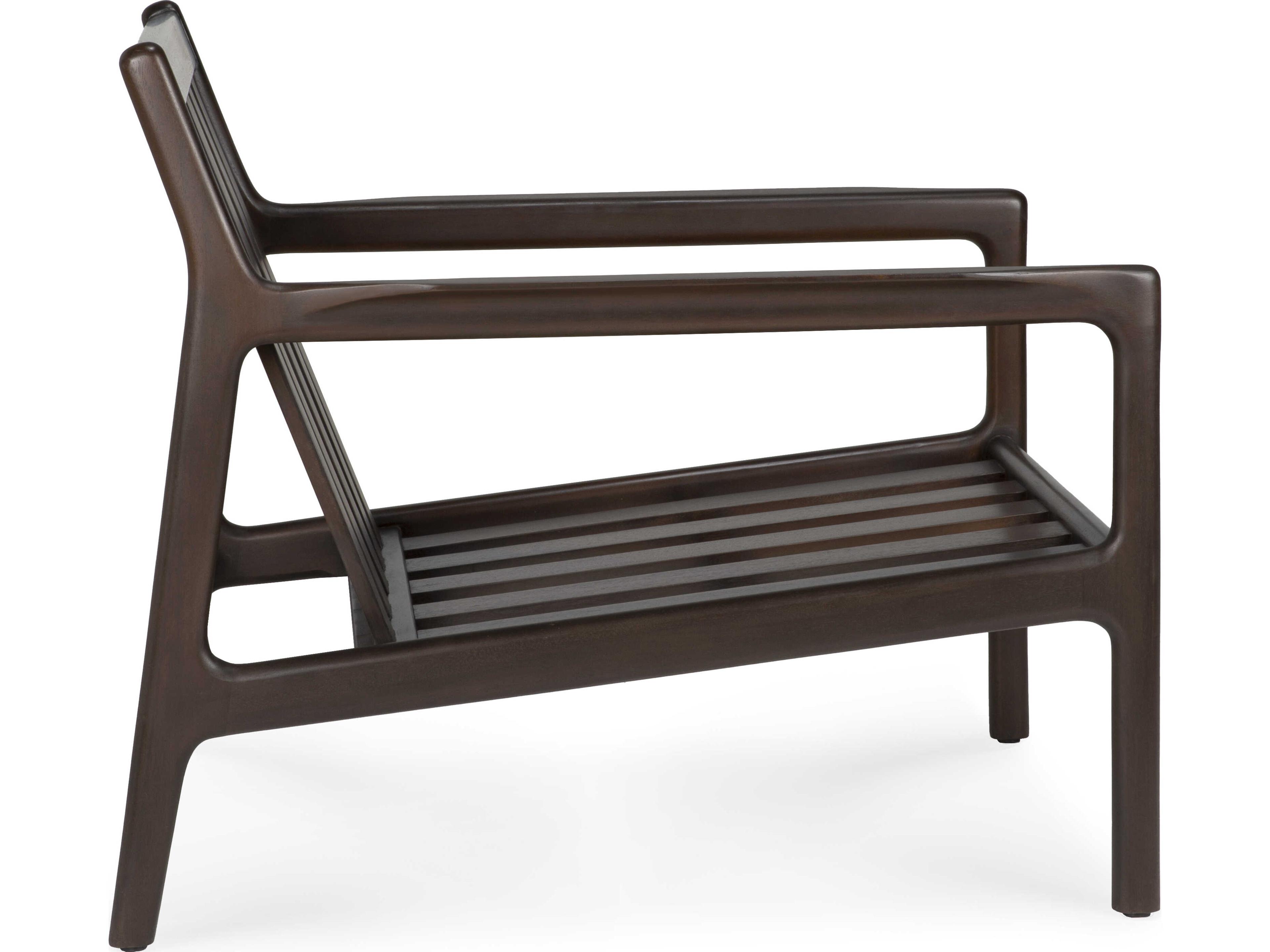 Ethnicraft Jack  Brown Accent Chair