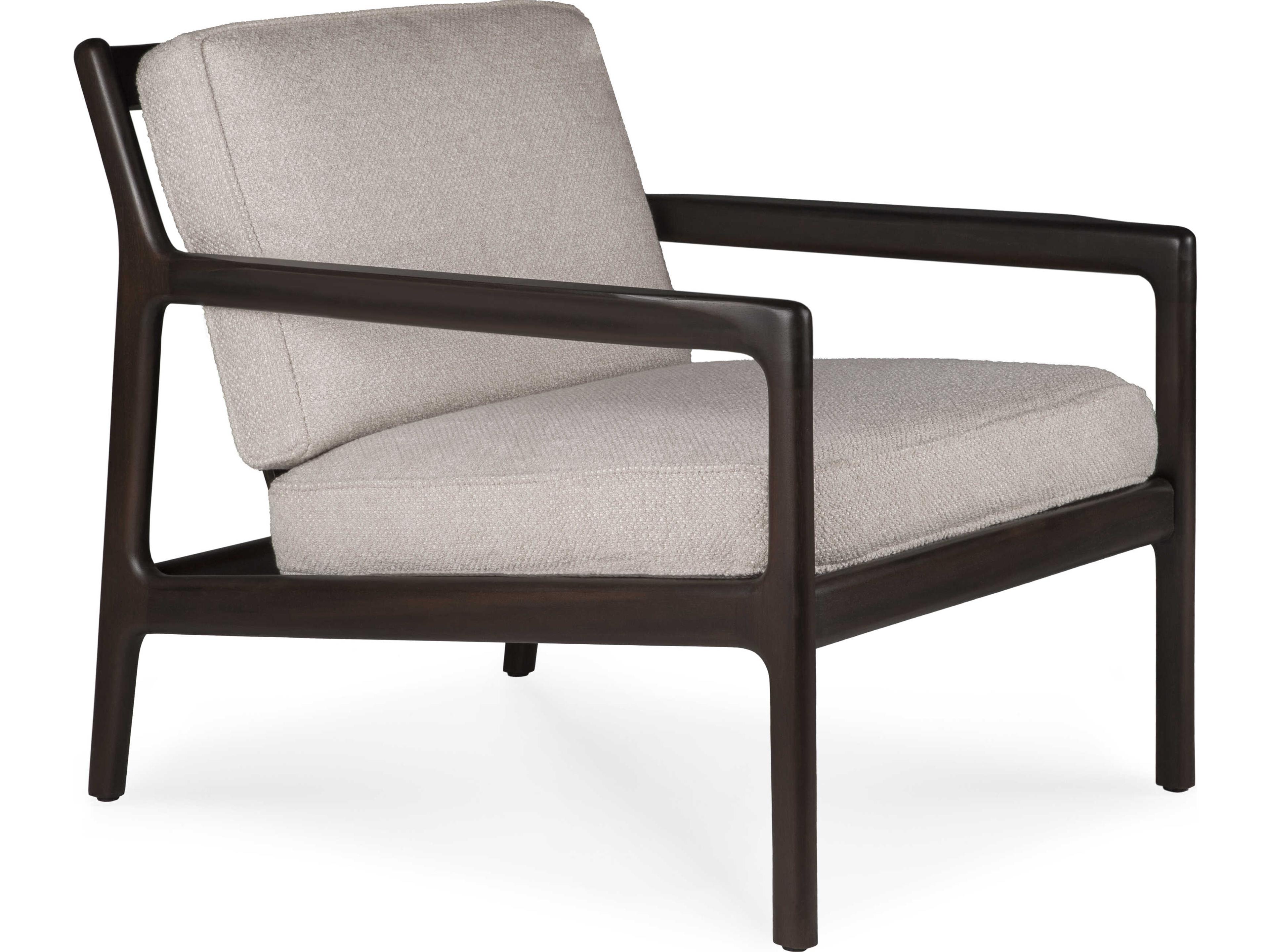 Jack Mahogany Dark Brown Lounge Chair