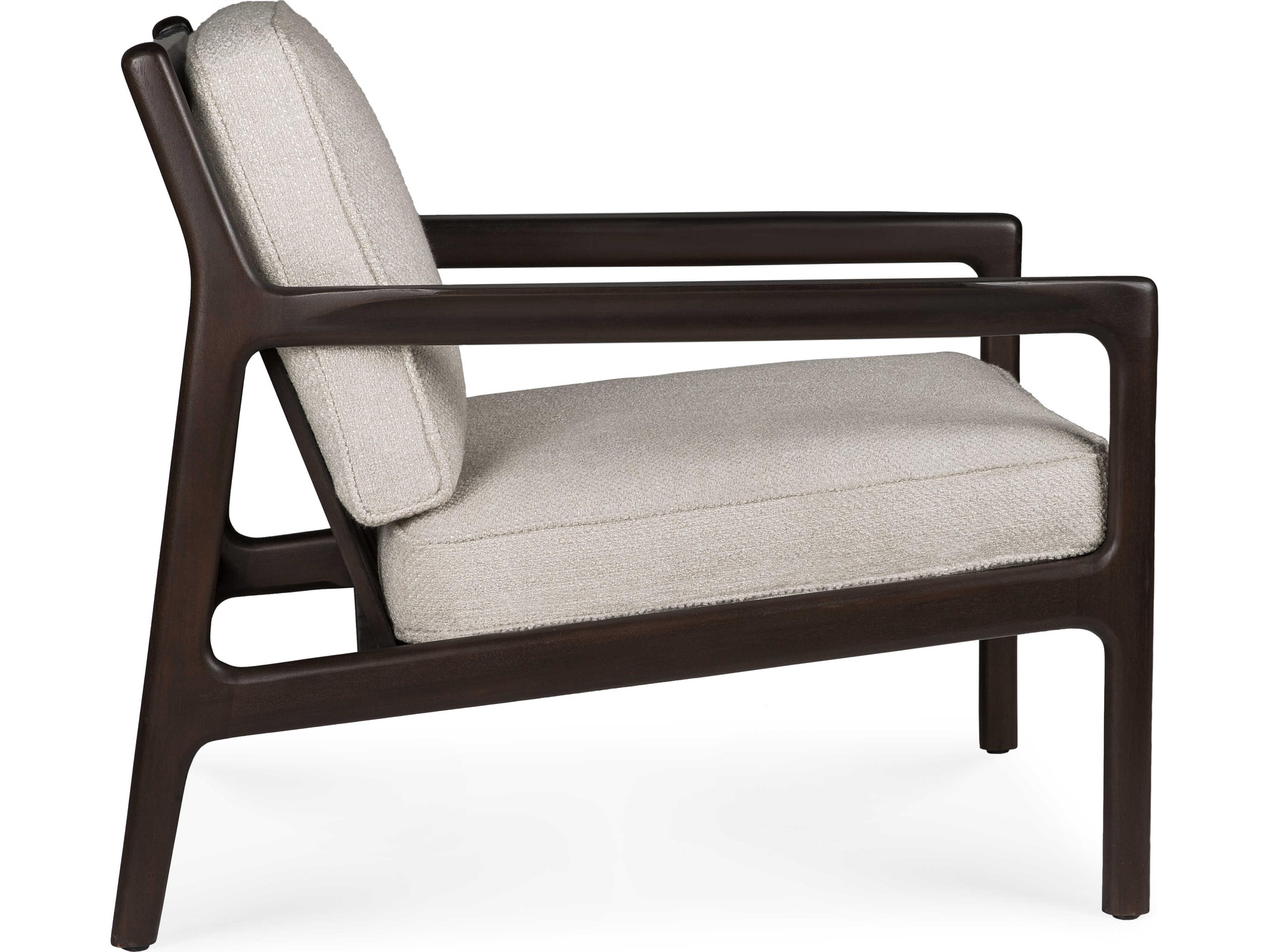 Ethnicraft Jack Mahogany Dark Brown Lounge Chair