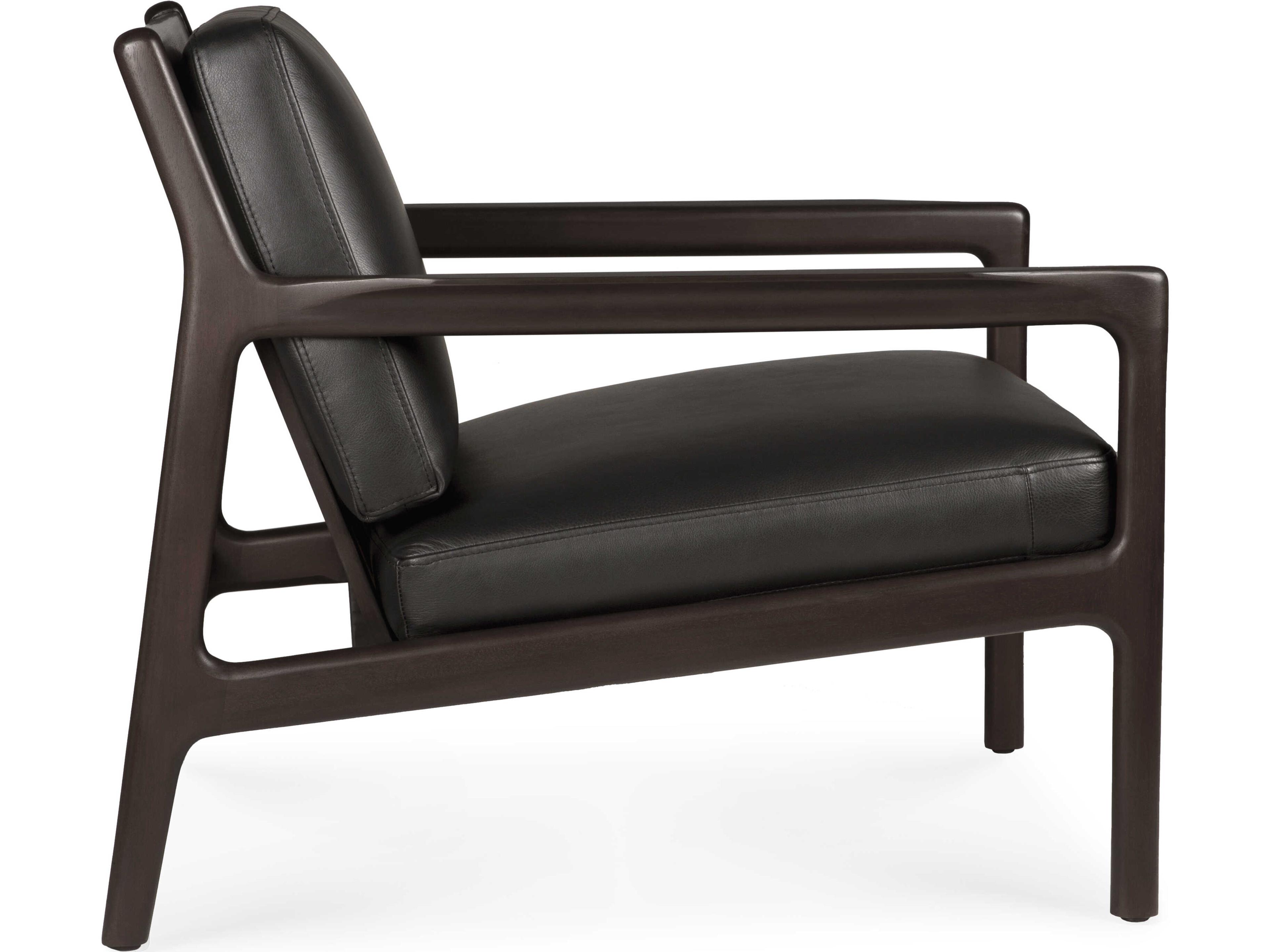 Ethnicraft Jack Mahogany Dark Brown Lounge Chair