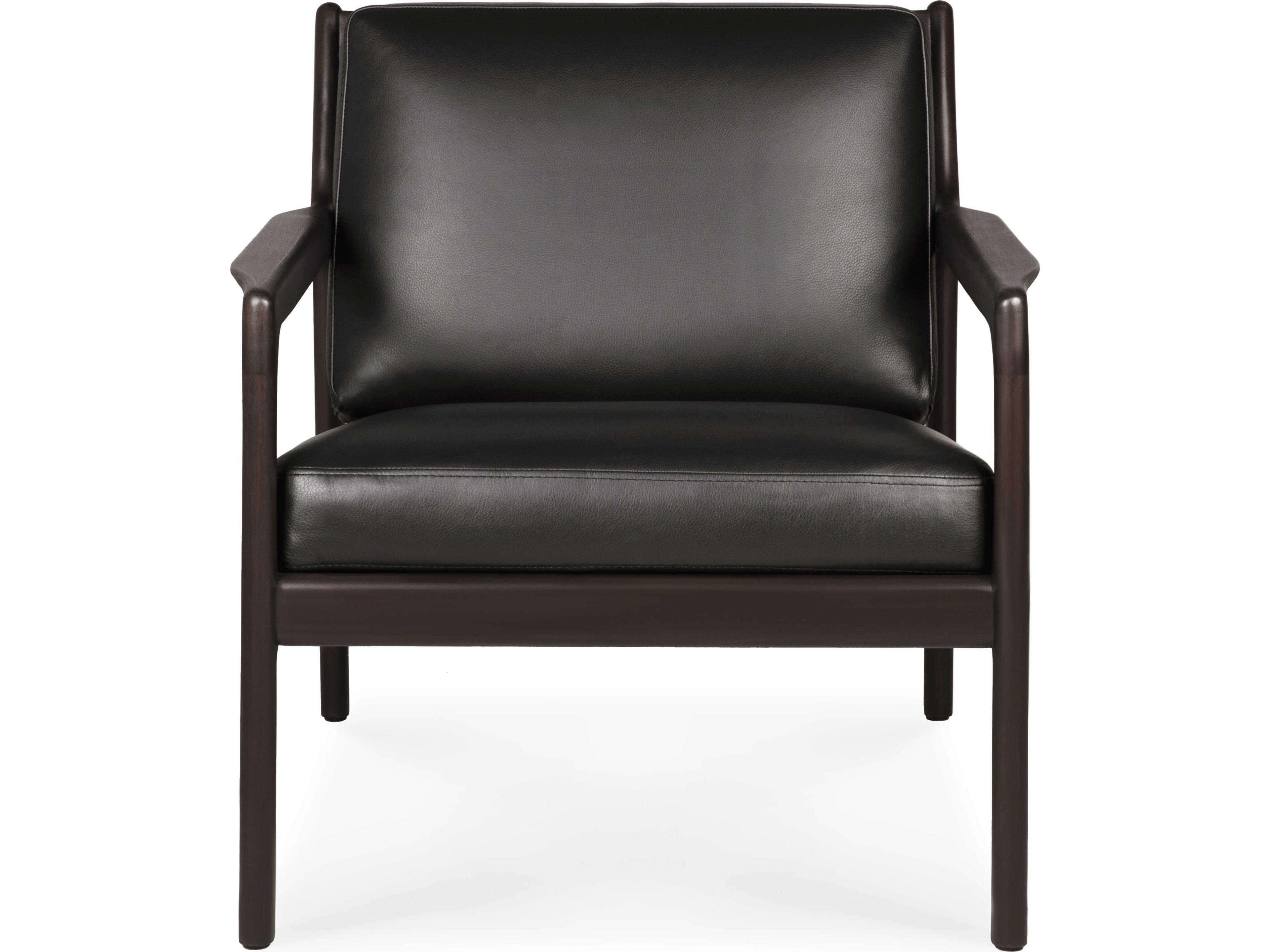 Ethnicraft Jack Mahogany Dark Brown Lounge Chair