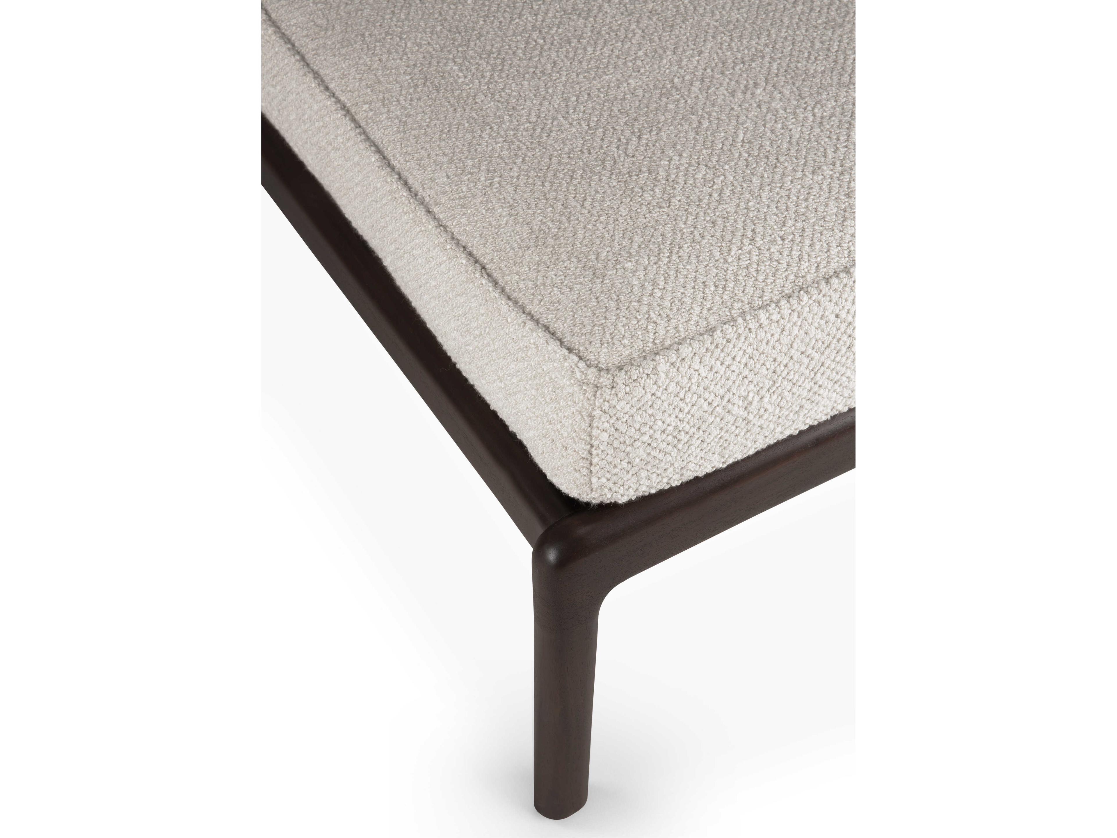 Ethnicraft Jack Mahogany Dark Brown Footstool