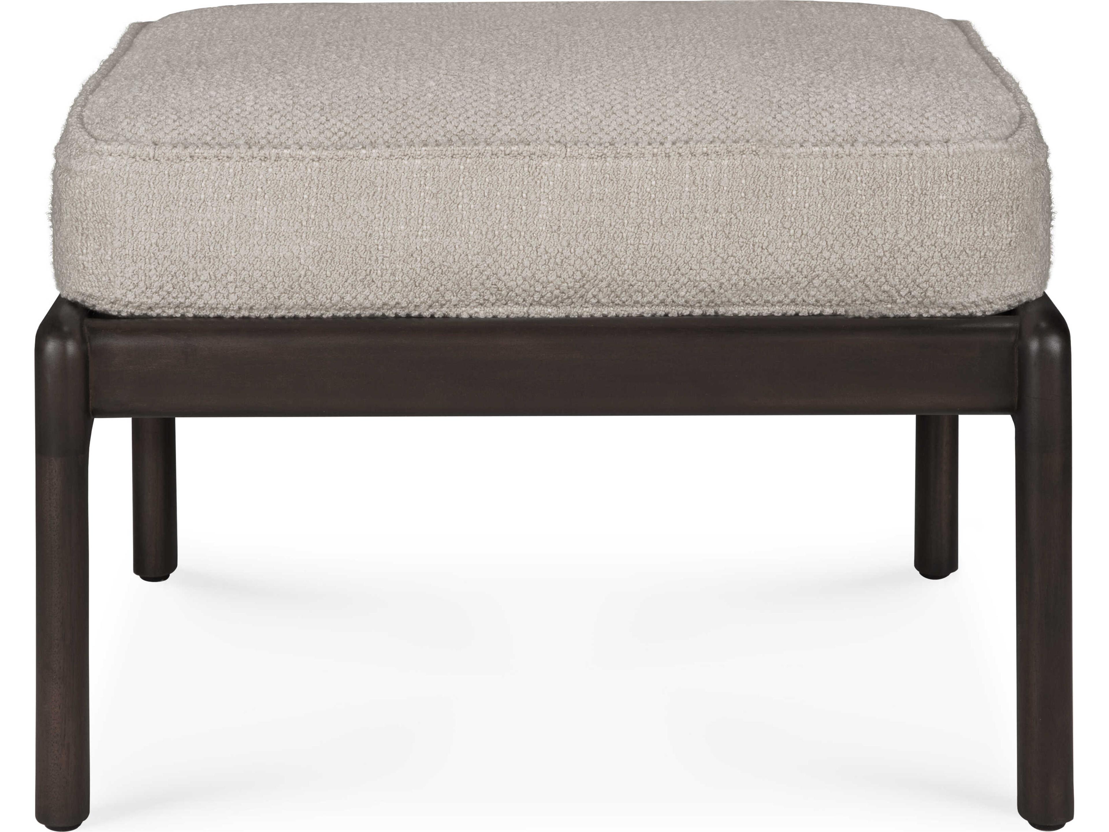 Ethnicraft Jack Mahogany Dark Brown Footstool