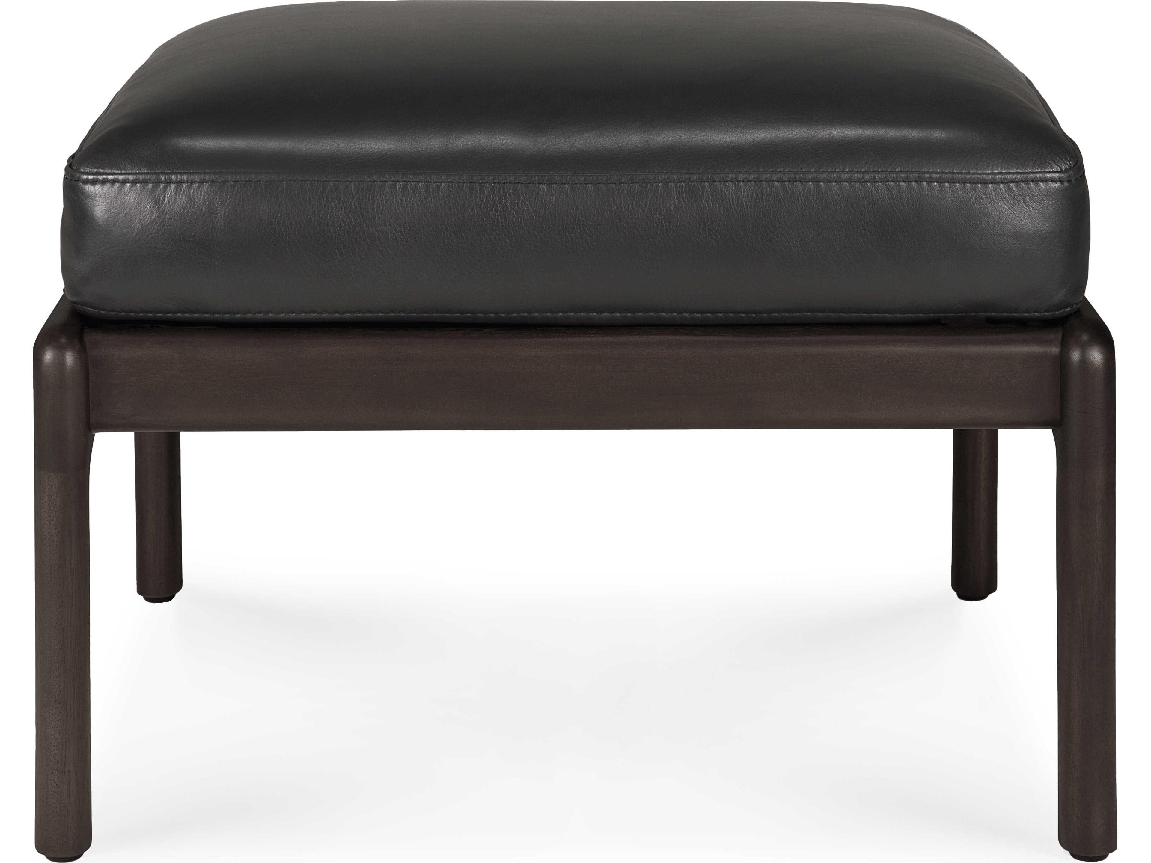 Ethnicraft Jack Mahogany Dark Brown Footstool