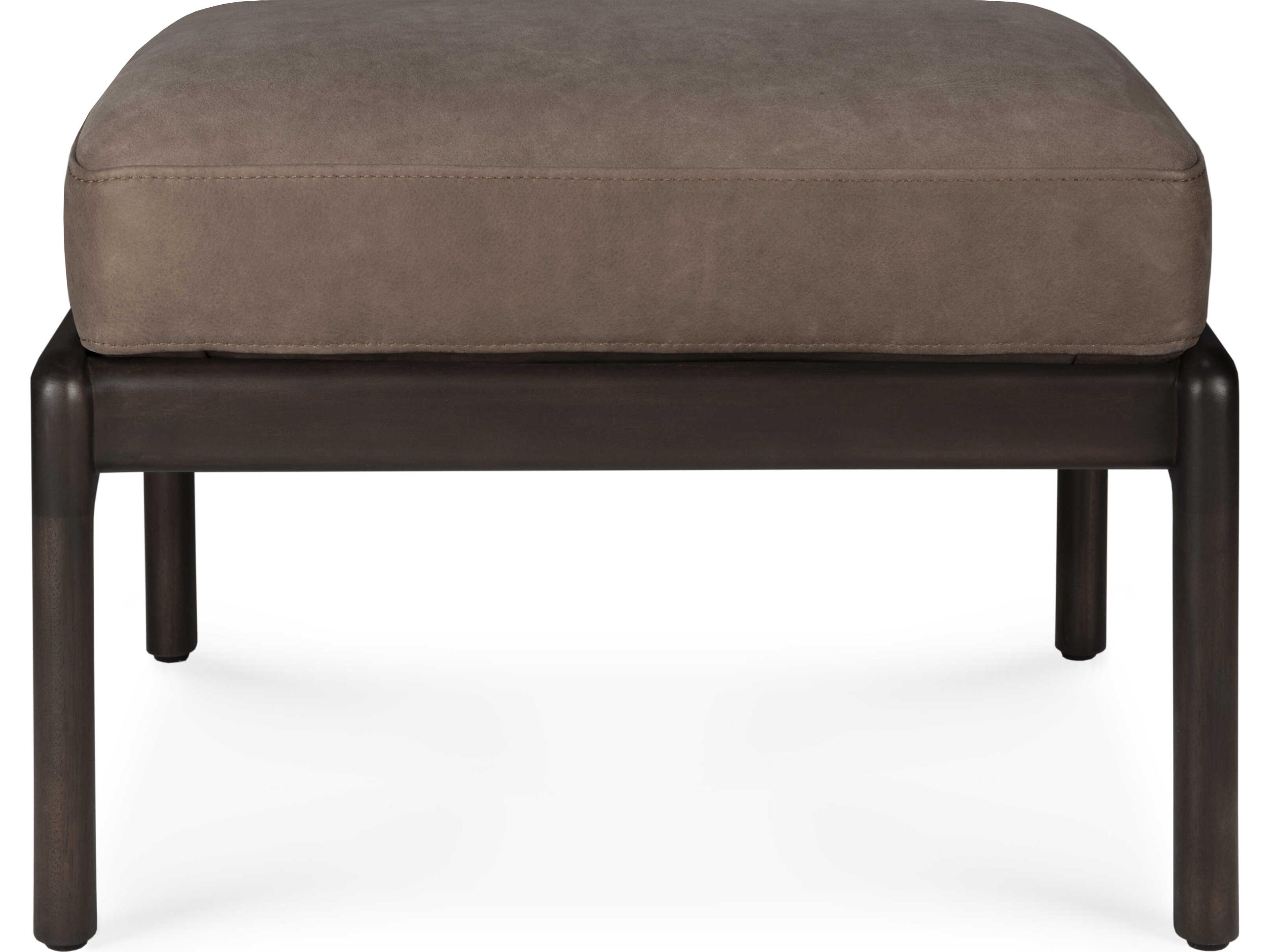 Ethnicraft Jack Mahogany Dark Brown Footstool