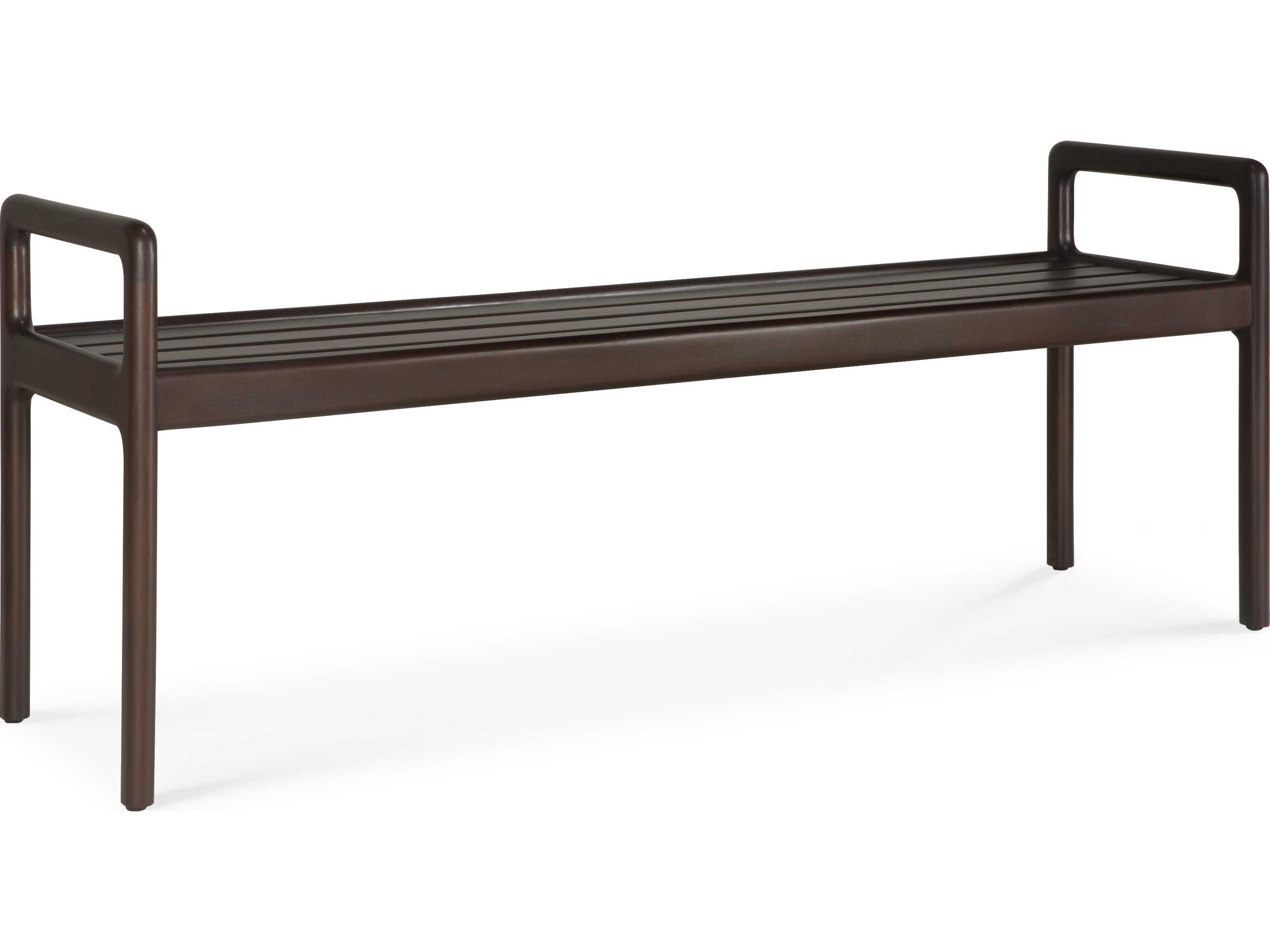 Jack Mahogany Dark Brown Bench Frame