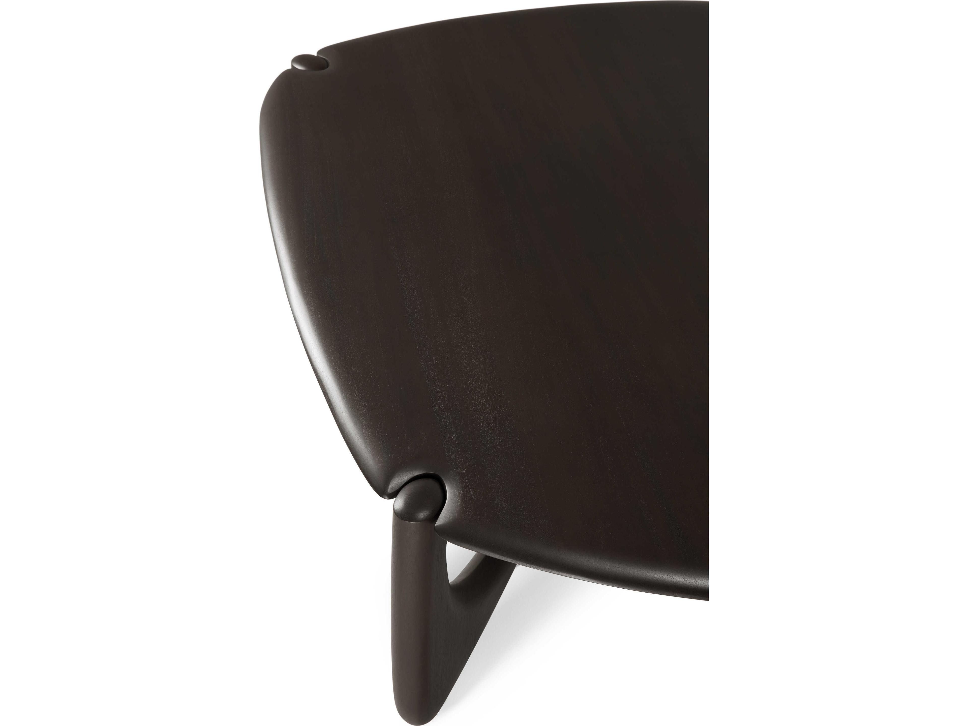 Ethnicraft Pi Mahogany Dark Brown Pi Coffee Table