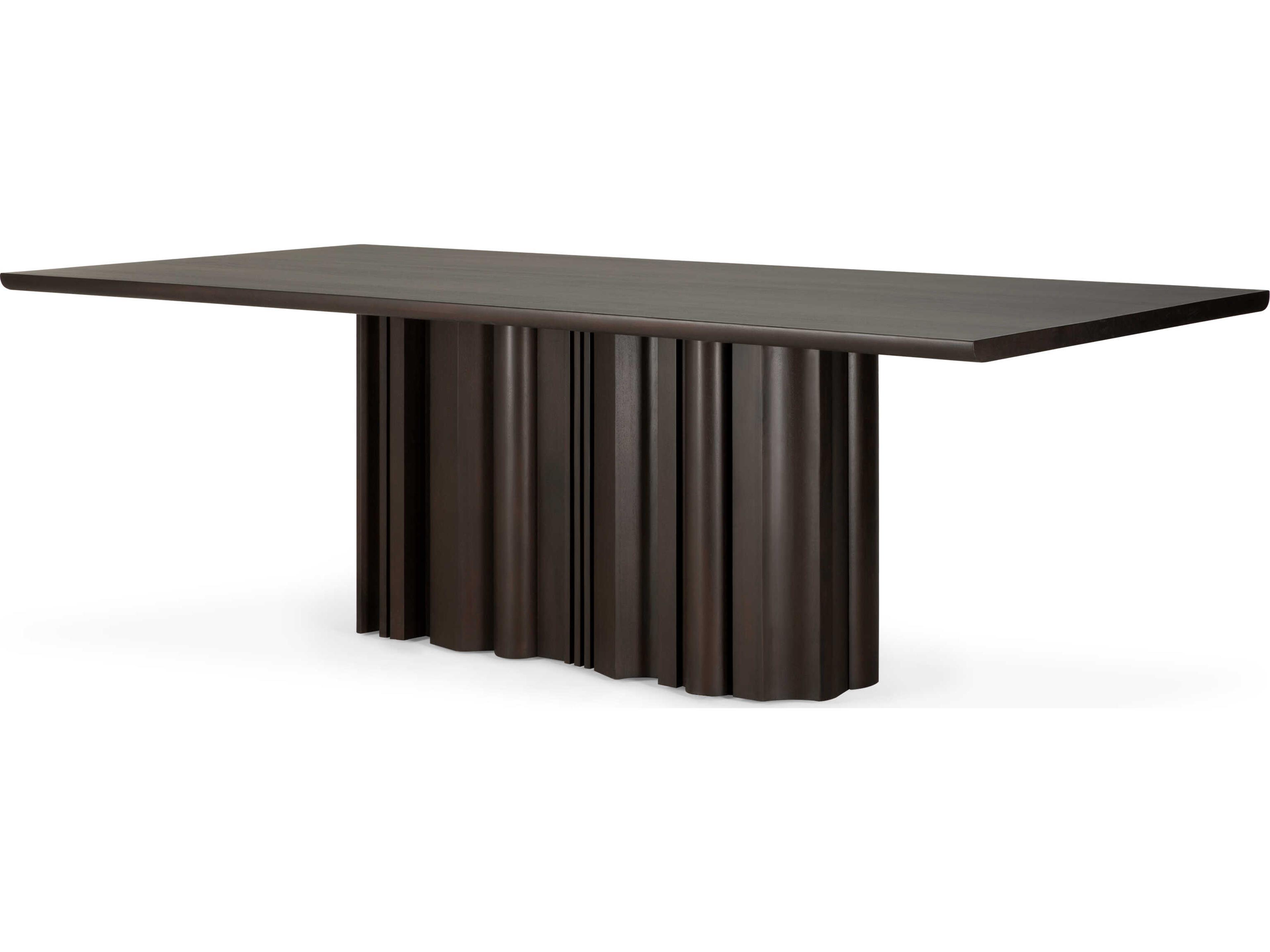 Sequence Mahogany Dark Brown Dining Table
