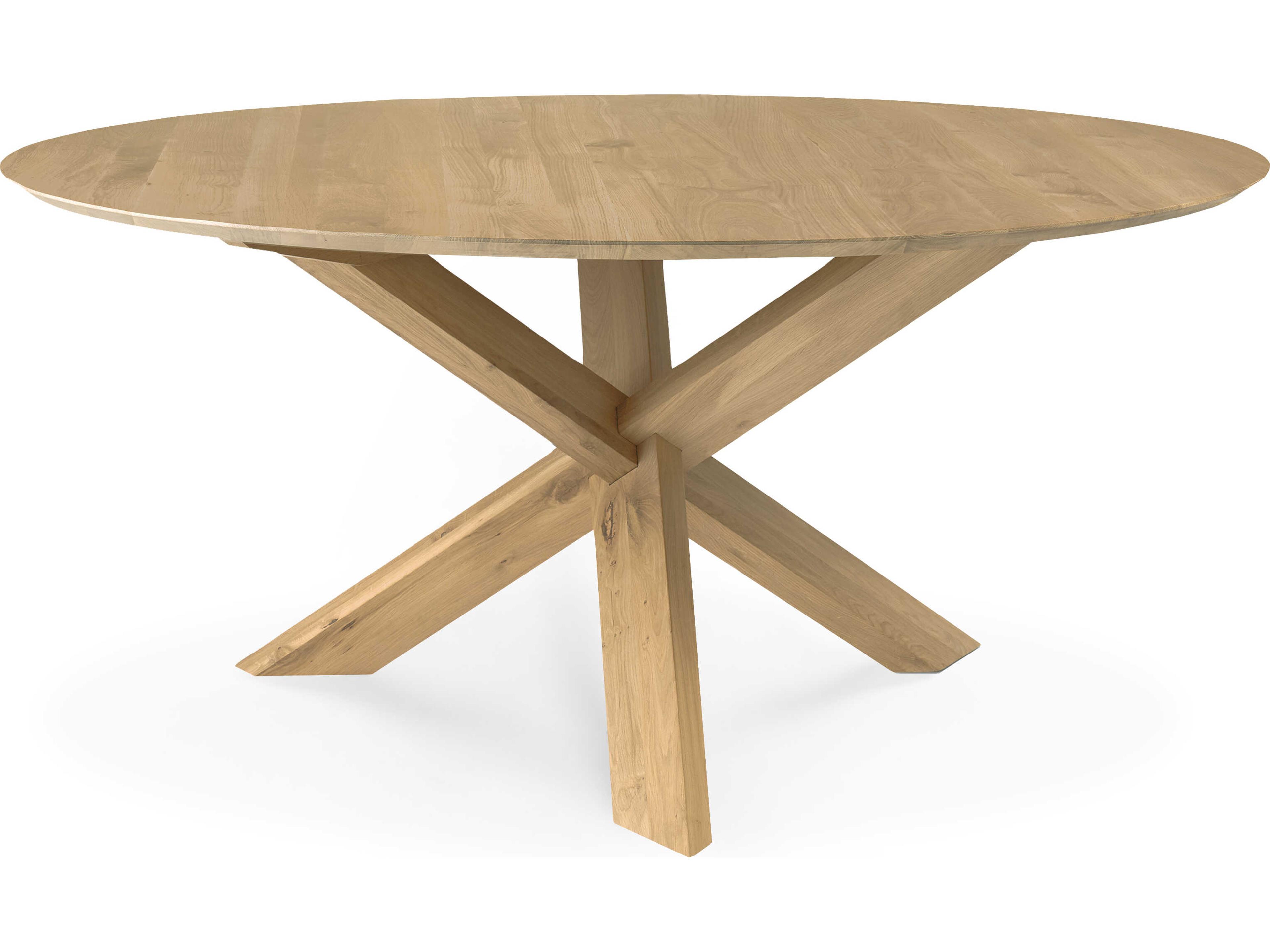 Circle Round Dining Table in Solid Oak