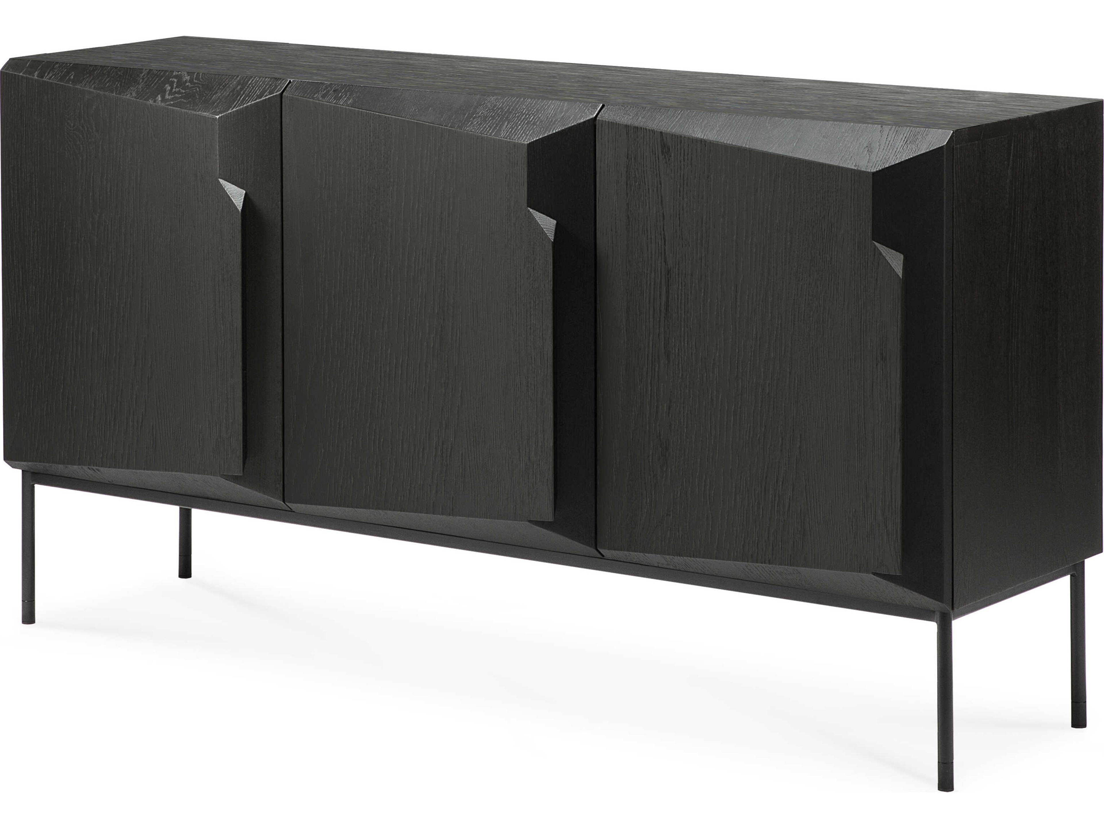 Stairs Sideboard in Black Oak