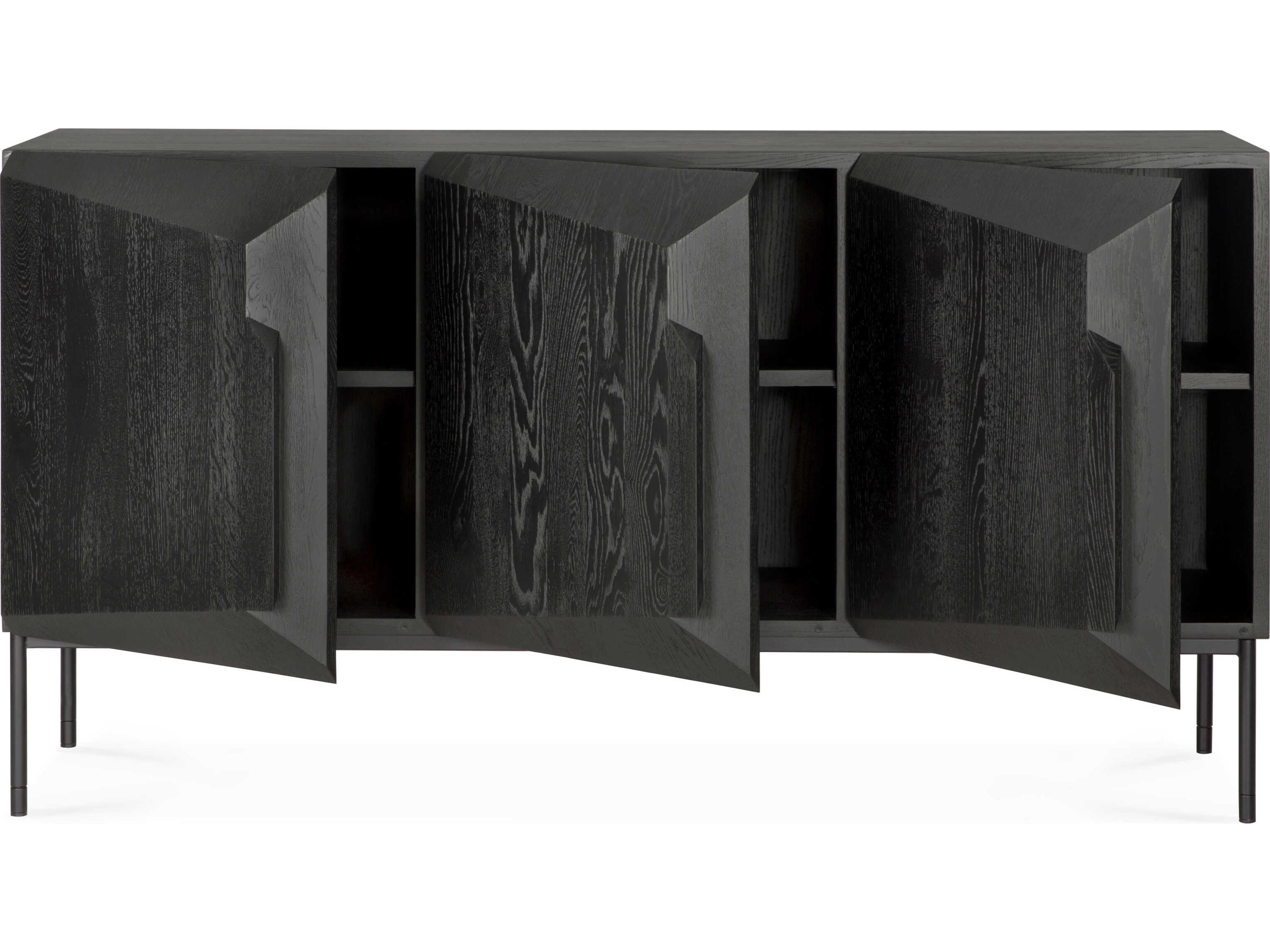 Ethnicraft Stairs Oak Black Sideboard