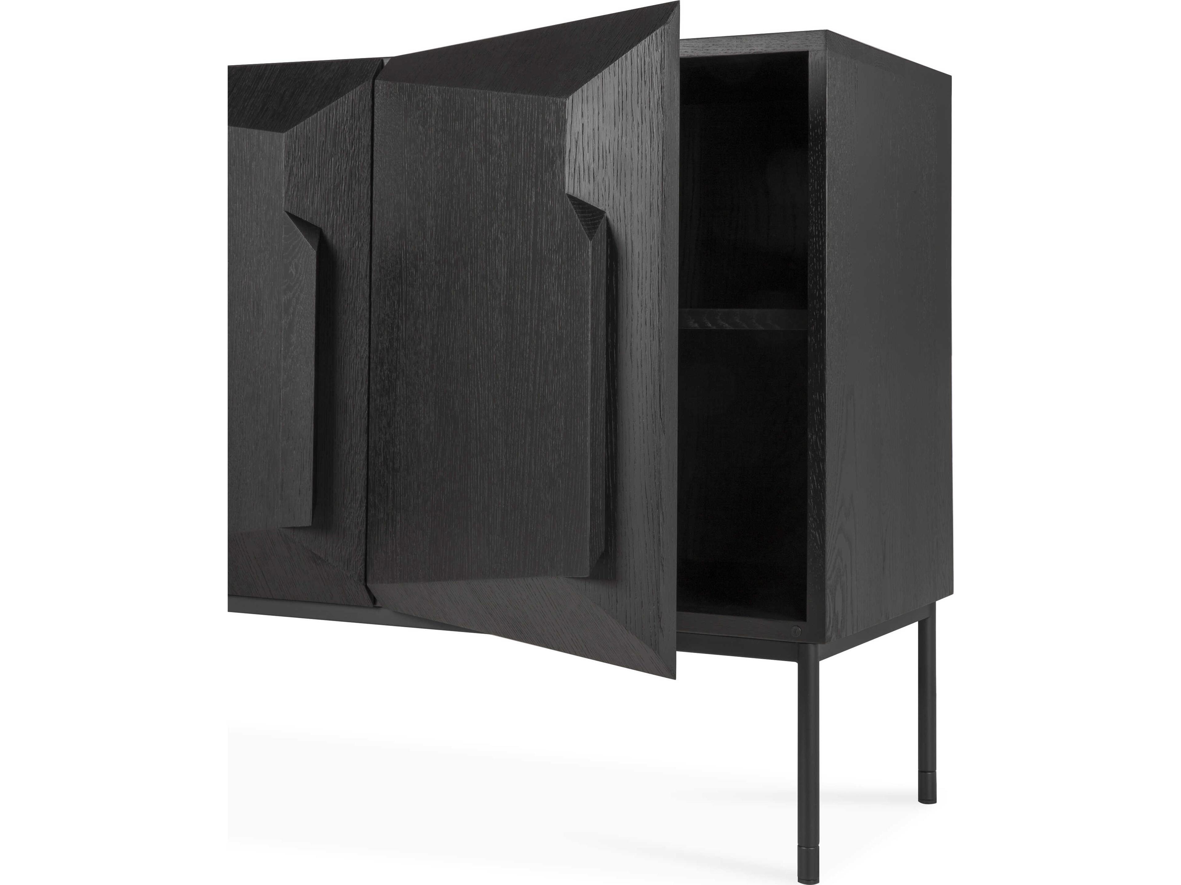 Ethnicraft Stairs Oak Black Sideboard