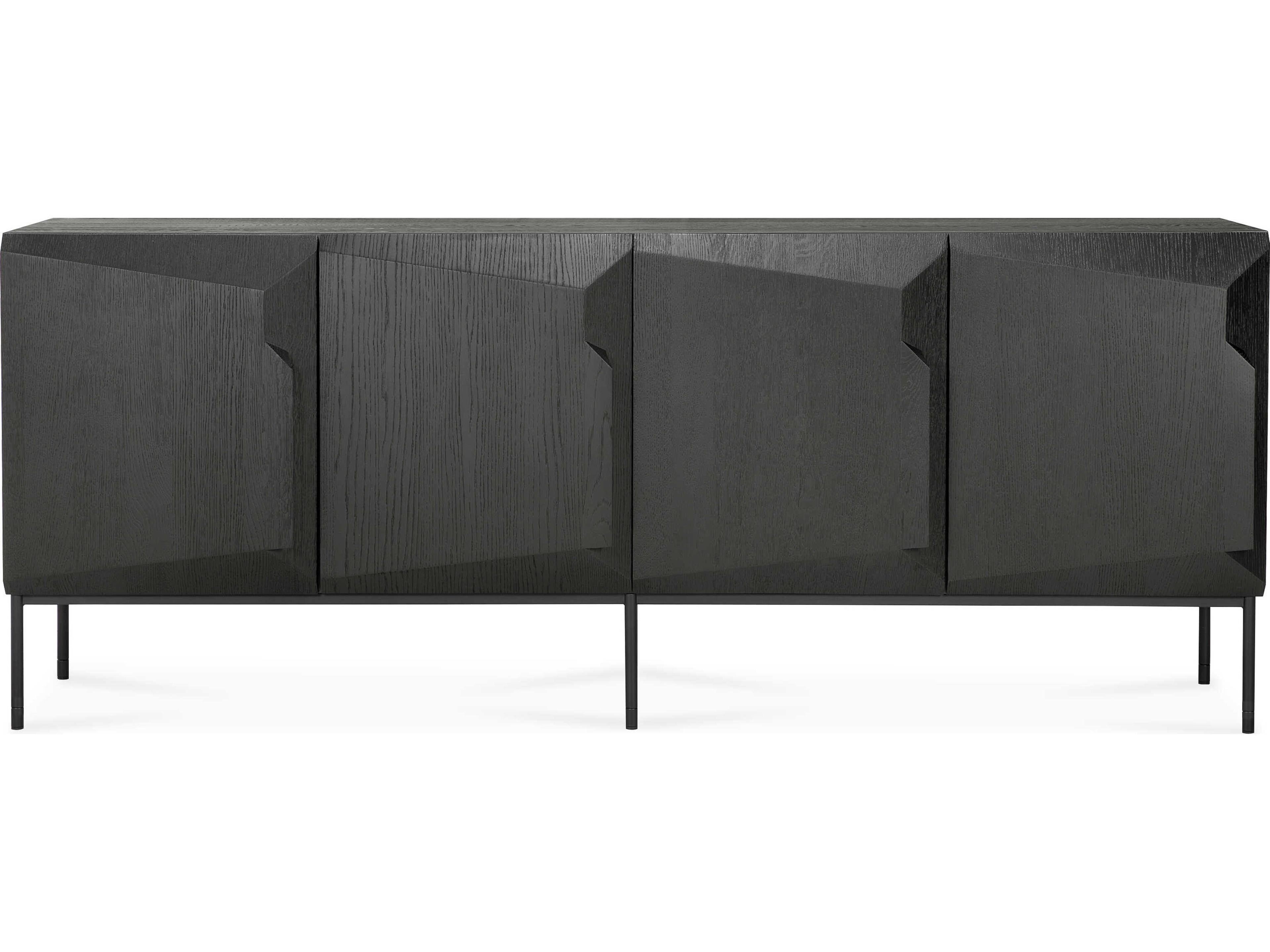 Ethnicraft Stairs Oak Black Sideboard