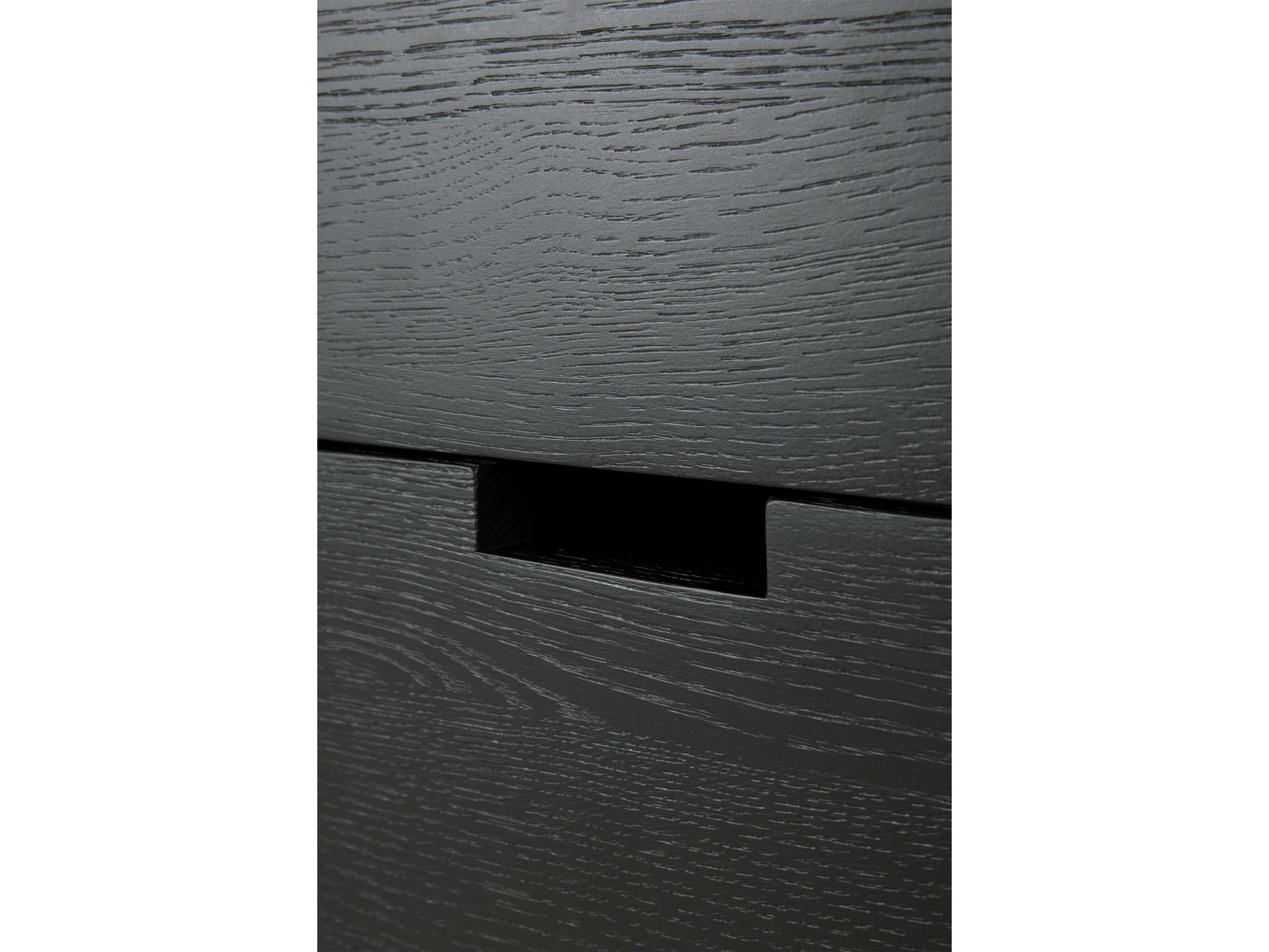 Ethnicraft Billy Oak Black Drawer Unit