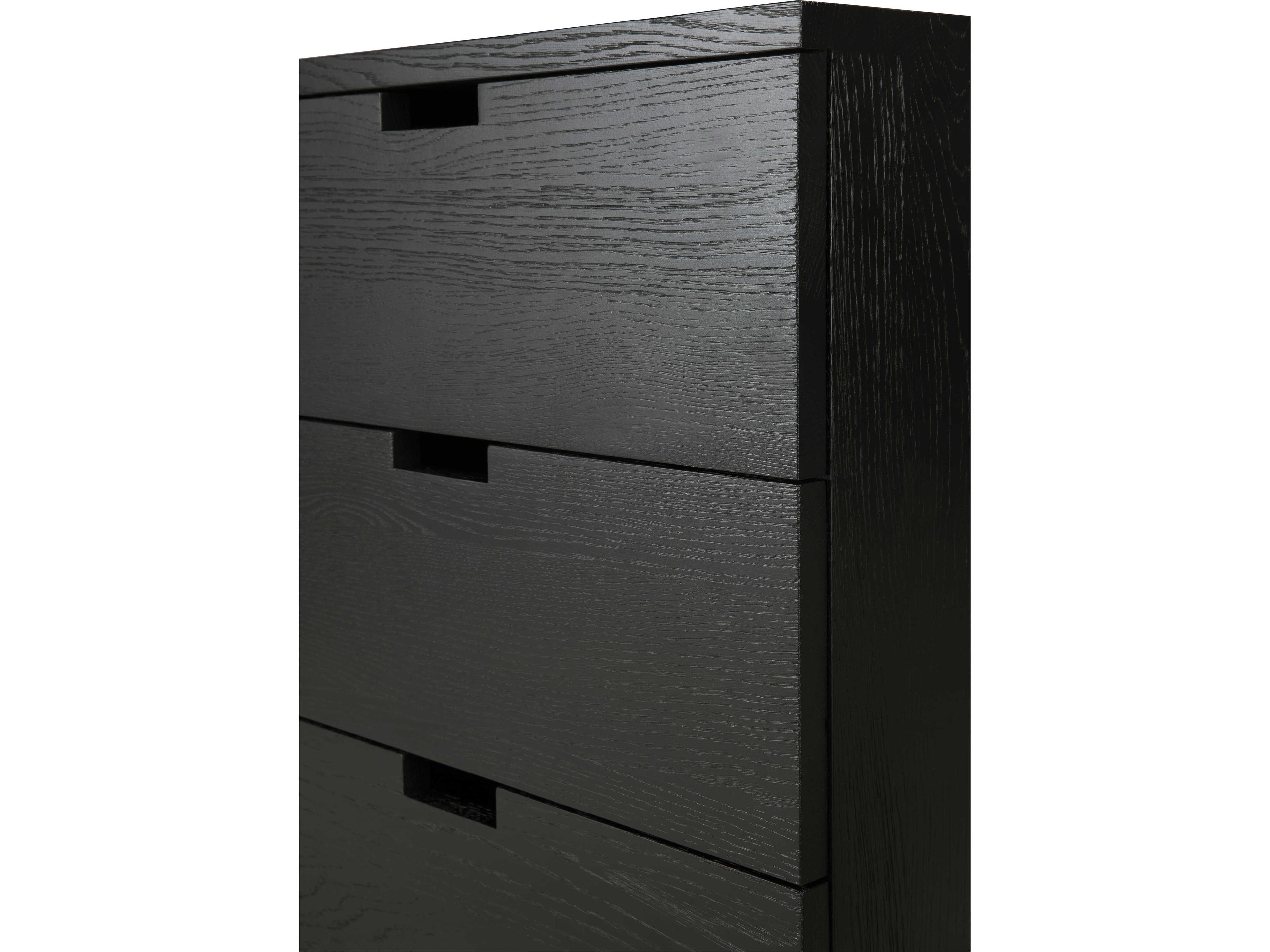 Ethnicraft Billy Oak Black Drawer Unit