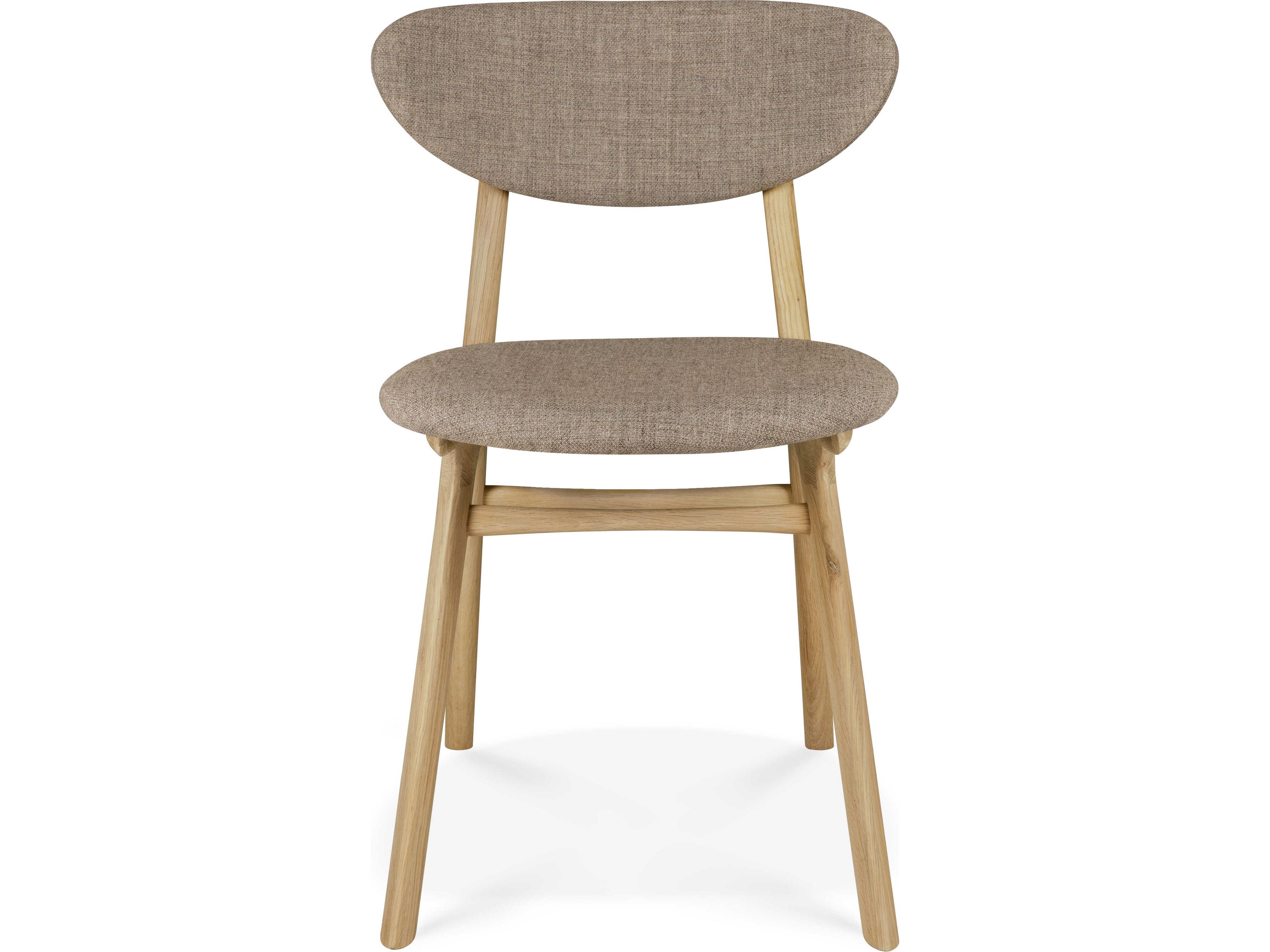 Ethnicraft Eye Oak and Warm Grey Dining Chair