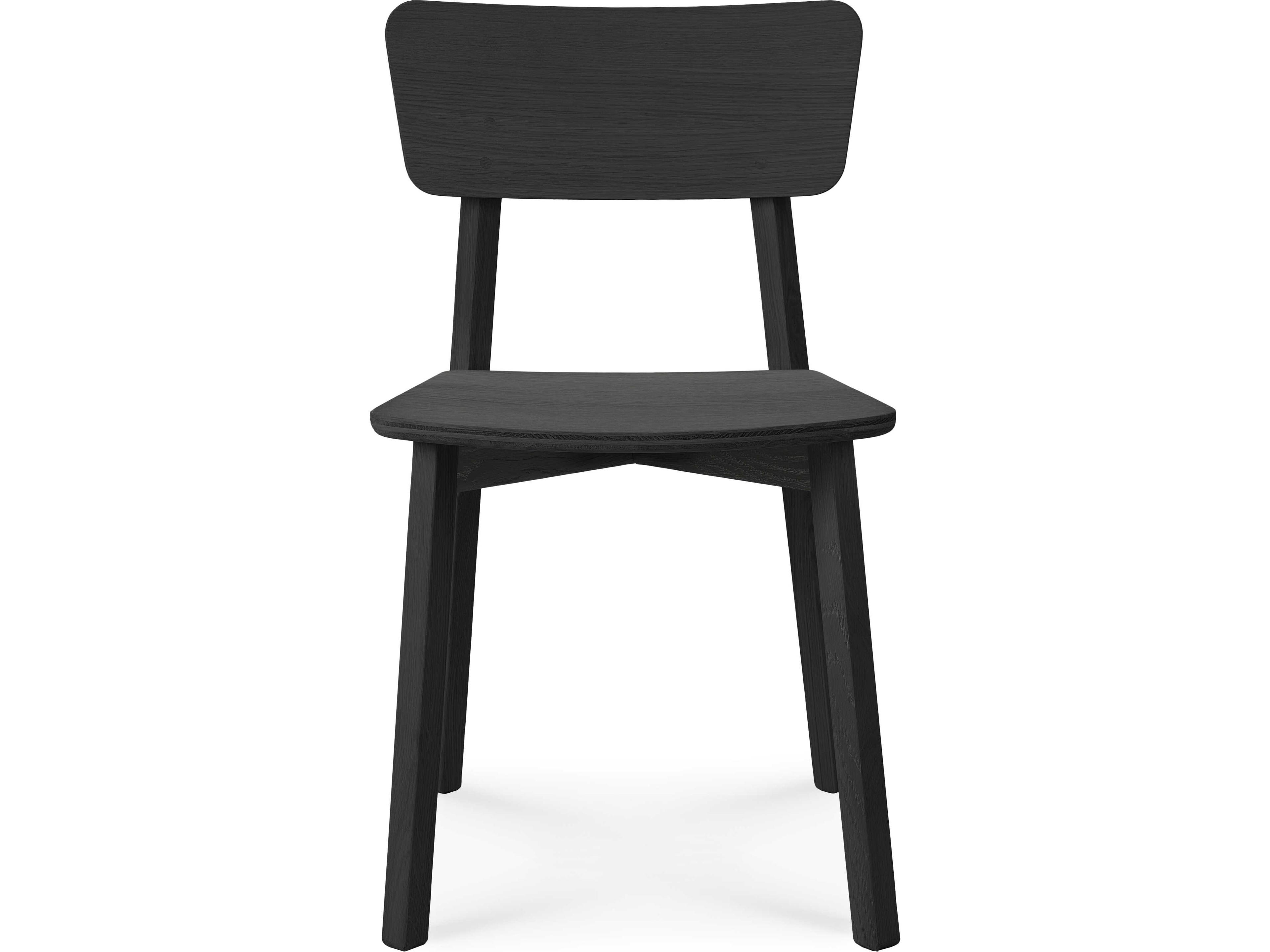 Ethnicraft Casale Oak Black Dining Chair