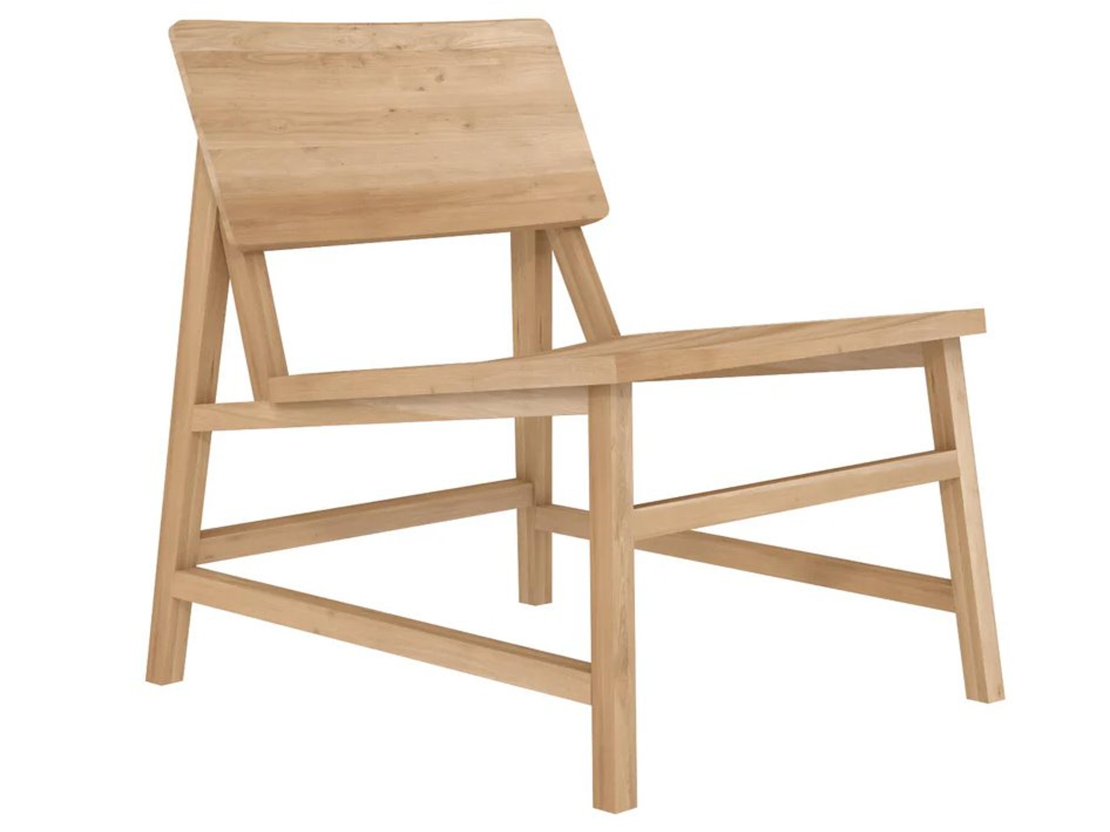 N2 Lounge Chair in Solid Oak