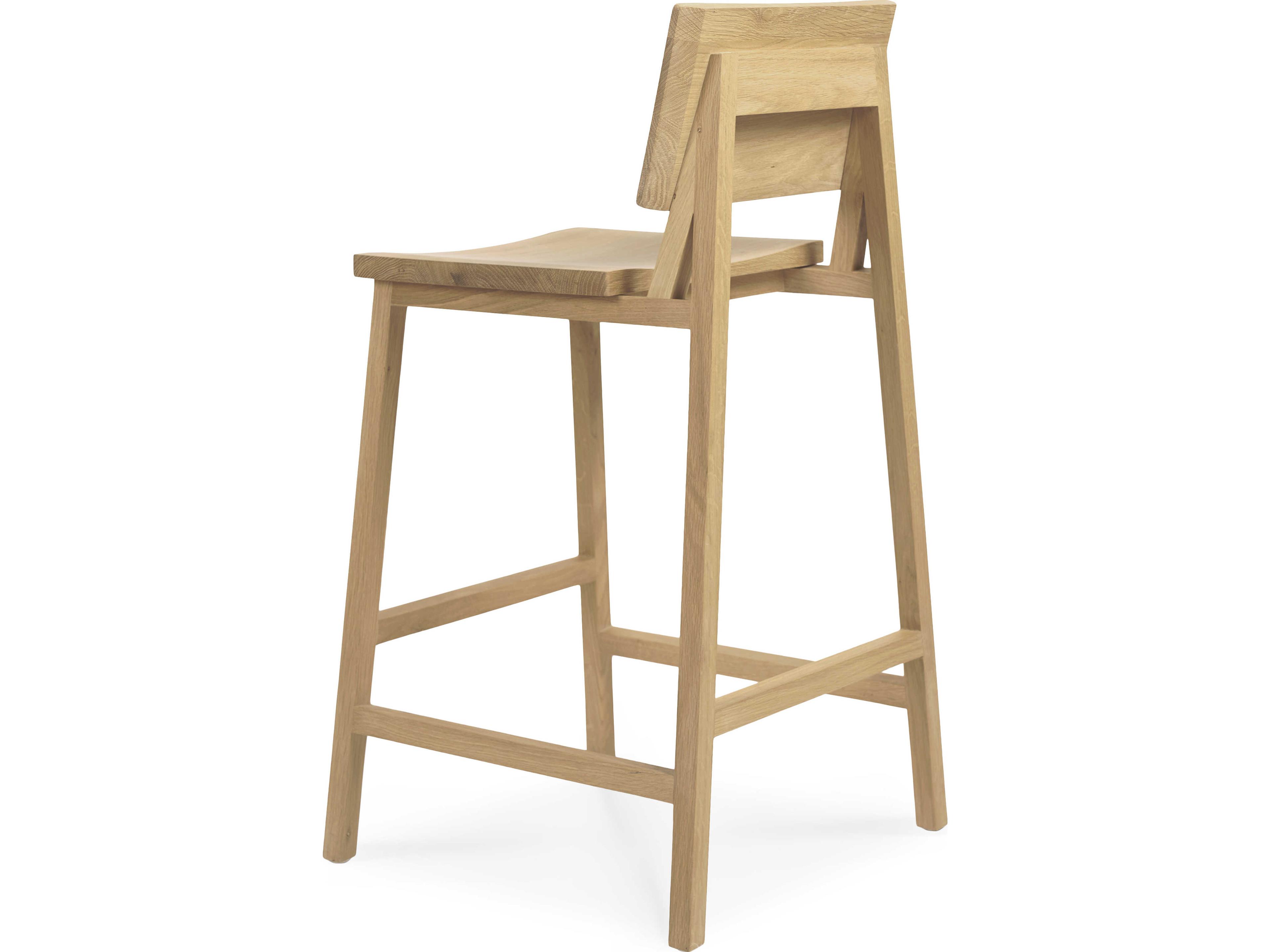 Ethnicraft N3 Oak Counter Stool