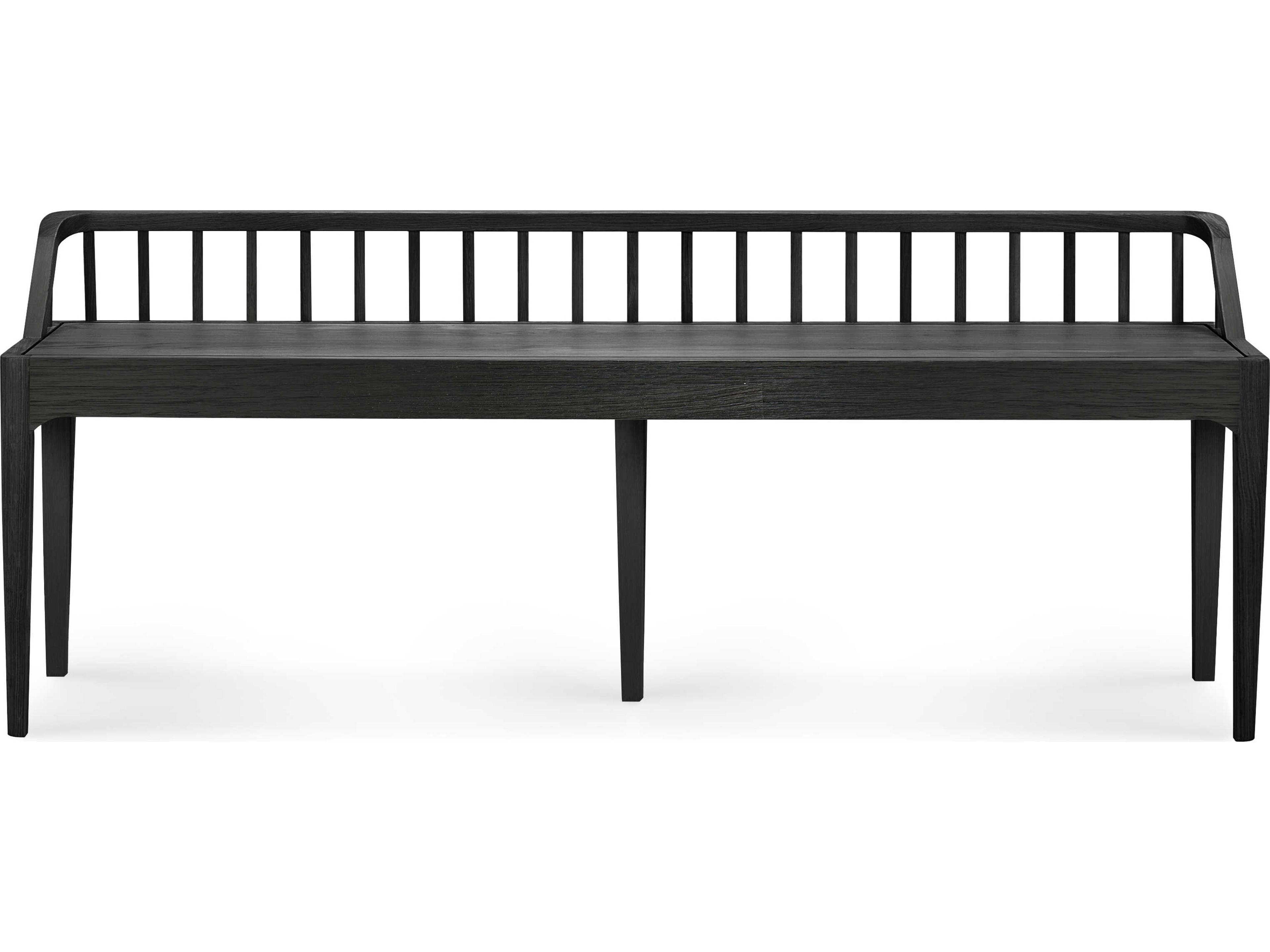 Ethnicraft Spindle Oak Black Bench